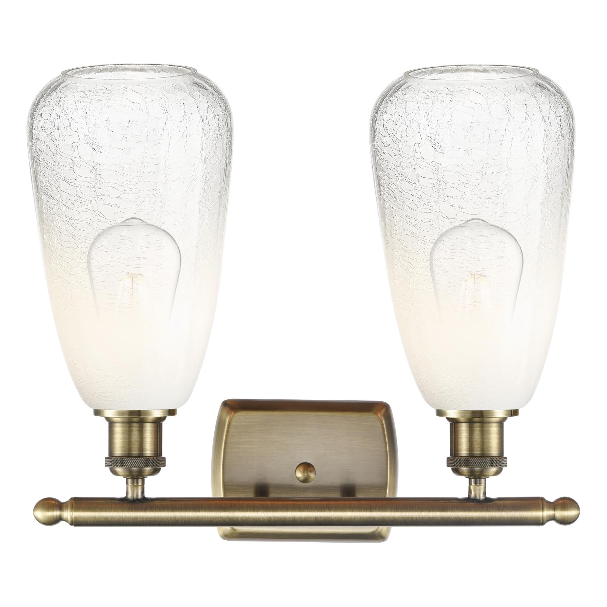 Shown in Antique Brass finish and Opal glass