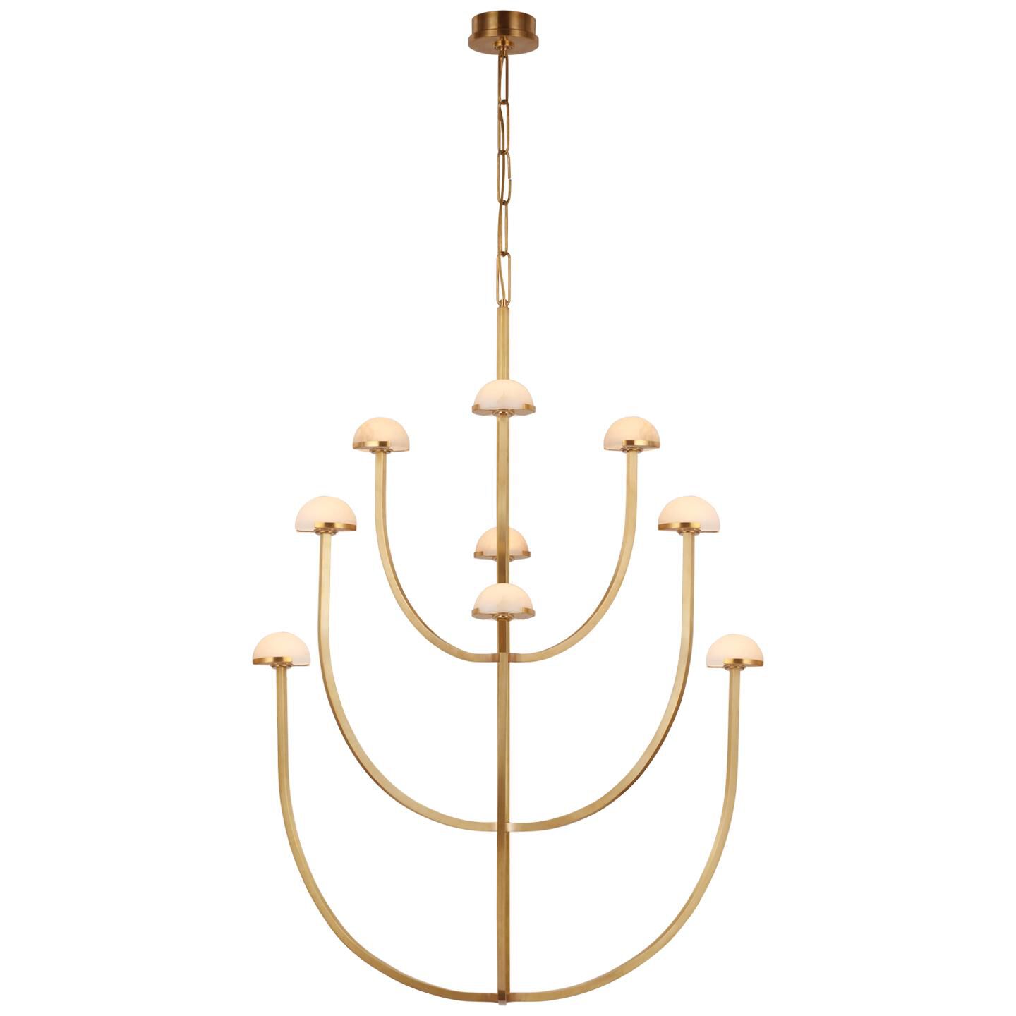 Visual Comfort Signature Collection Kelly Wearstler Pedra 35 Inch LED Chandelier