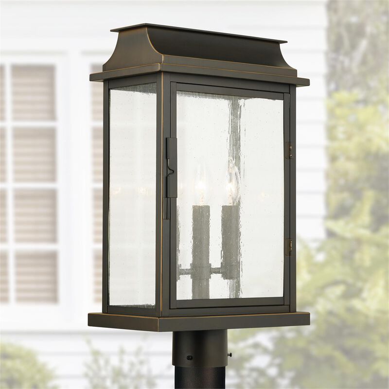 Bolton 19 Inch Tall 3 Light Outdoor Post Lamp by Capital Lighting Fixture Company