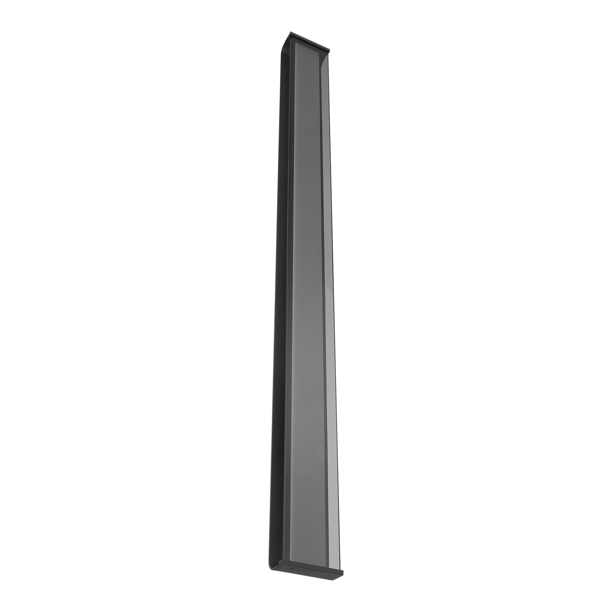Shown in Matte Black finish and Smoked glass