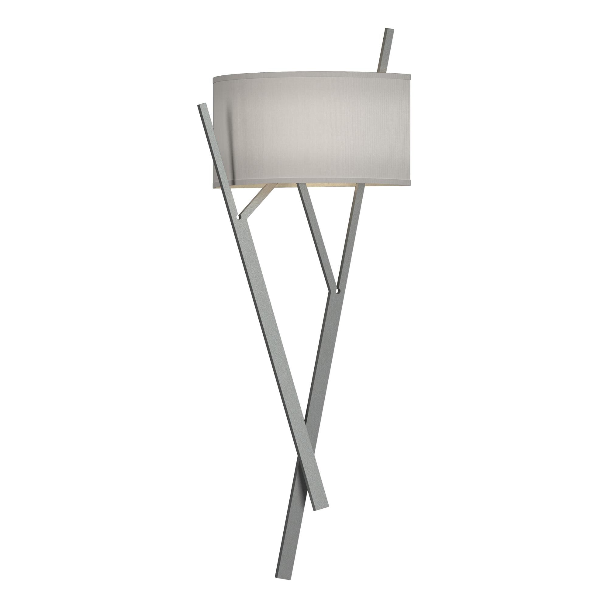 Shown in Vintage Platinum finish and Natural Anna shade
