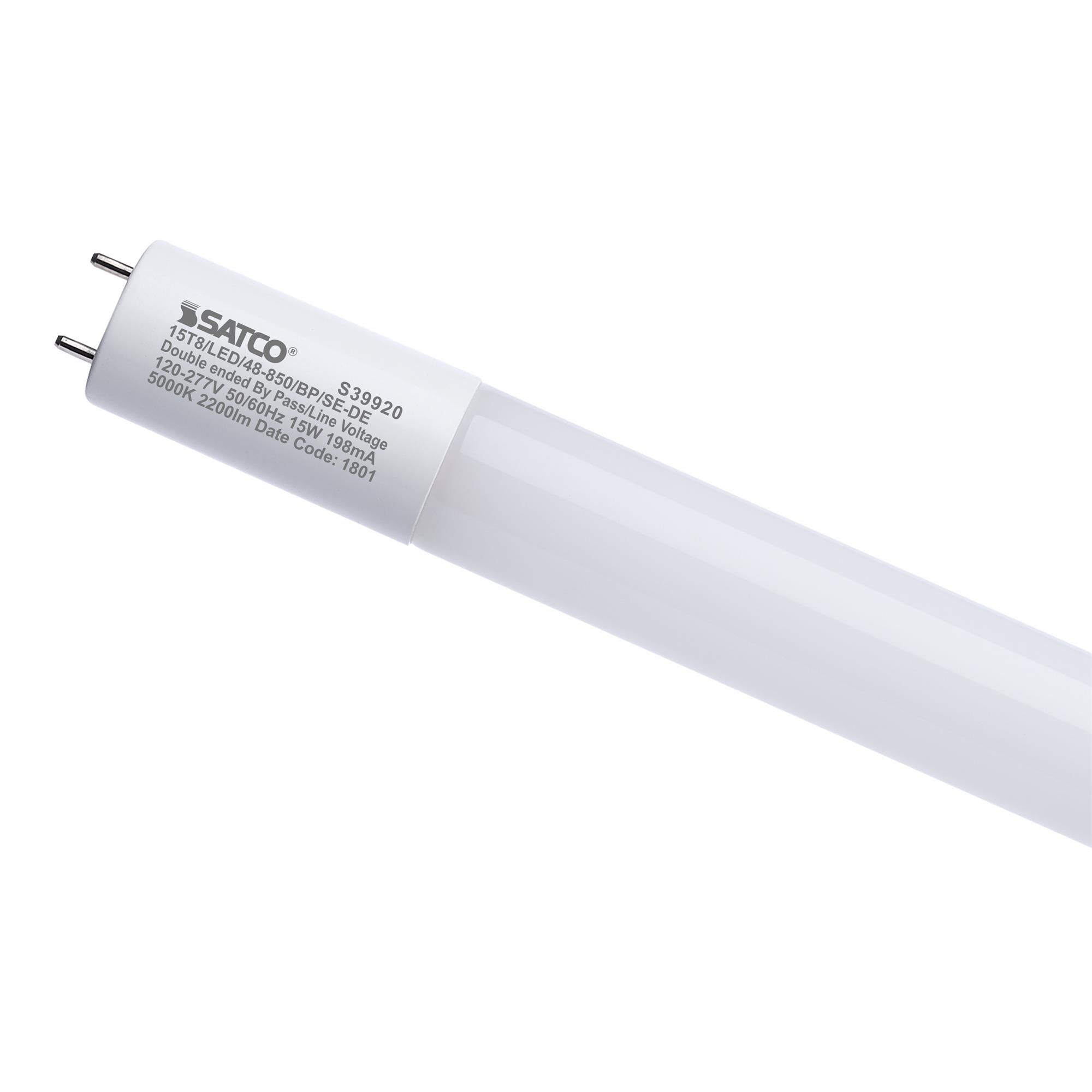 15 Watt 5000K T8 LED Light Bulb,