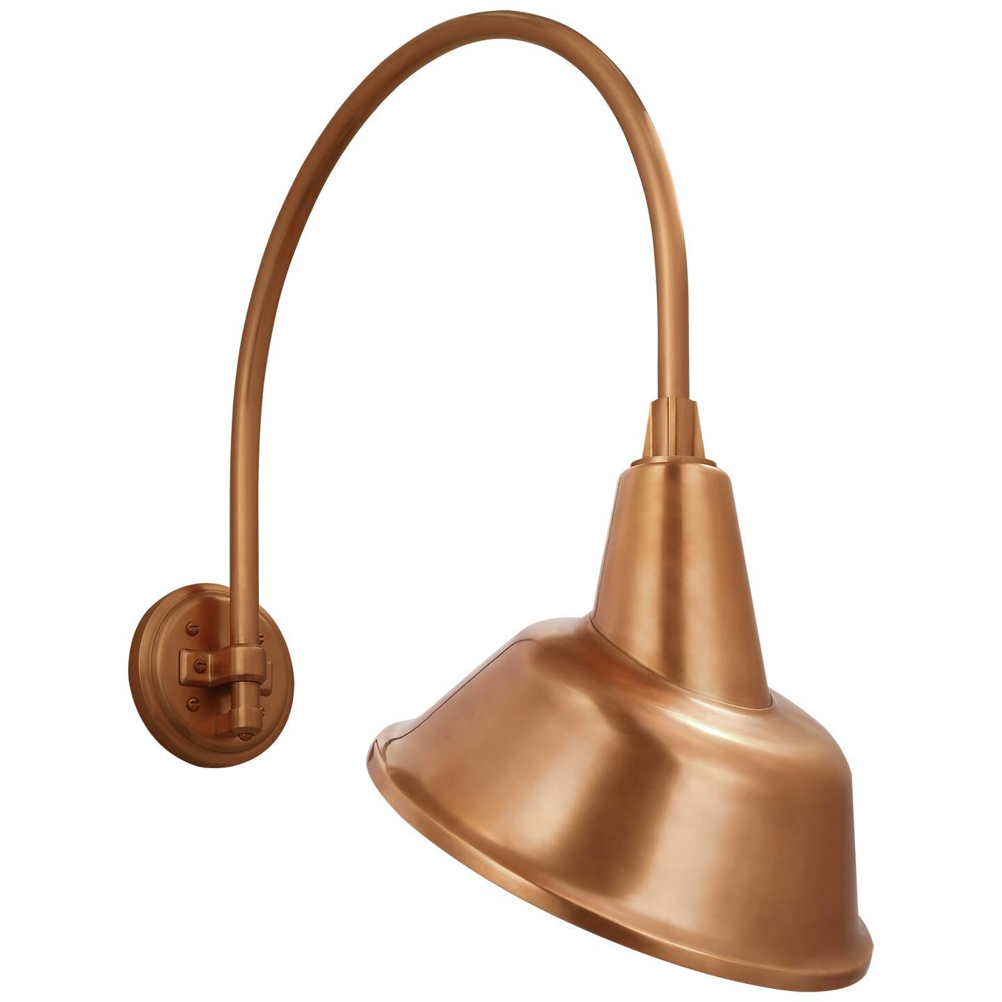 Shown in Soft Copper finish and Copper shade
