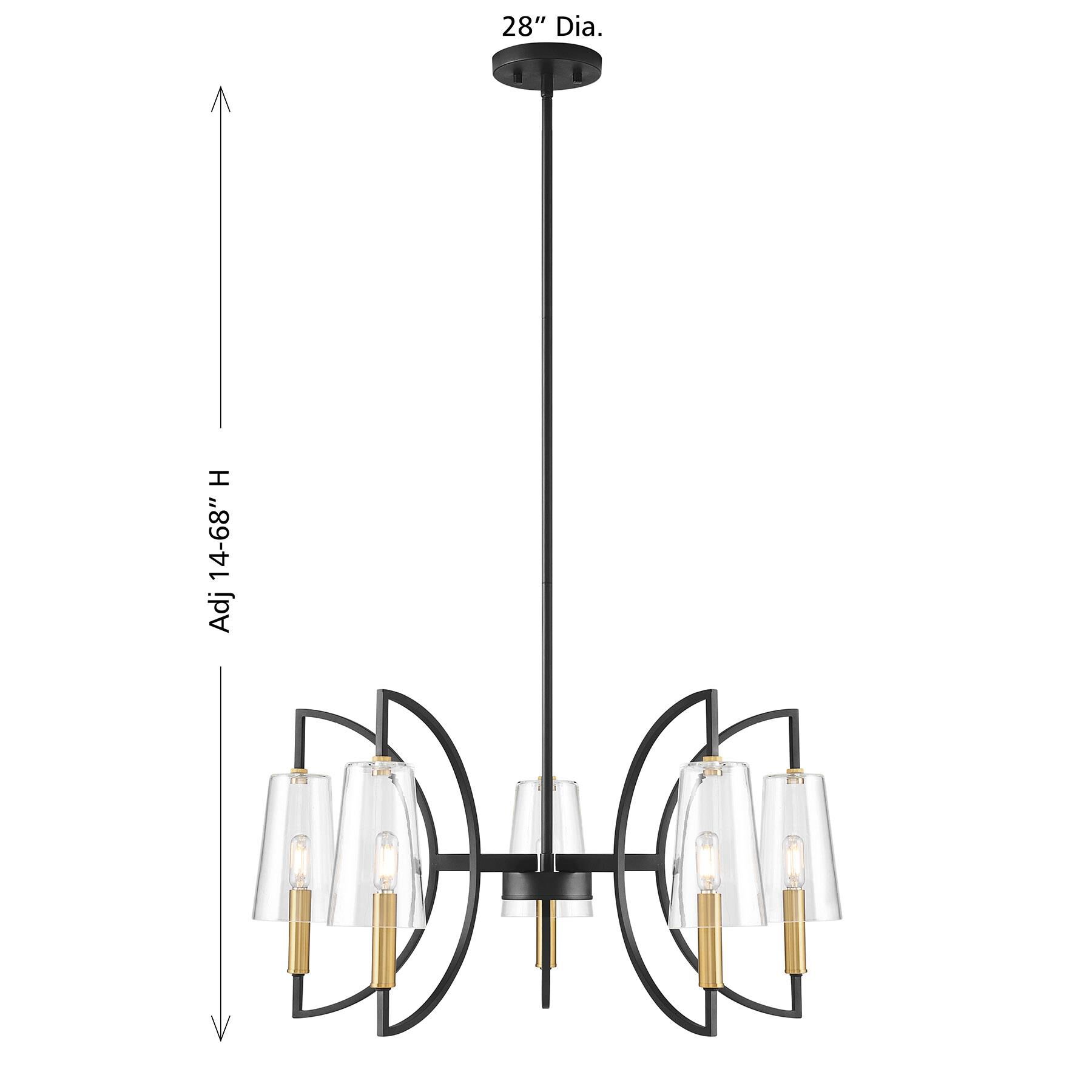 Hanley 28 Inch Chandelier by Savoy House