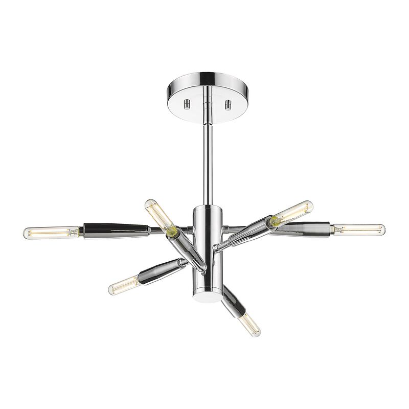 Ascension 16 Inch 6 Light Semi Flush Mount by Z-Lite