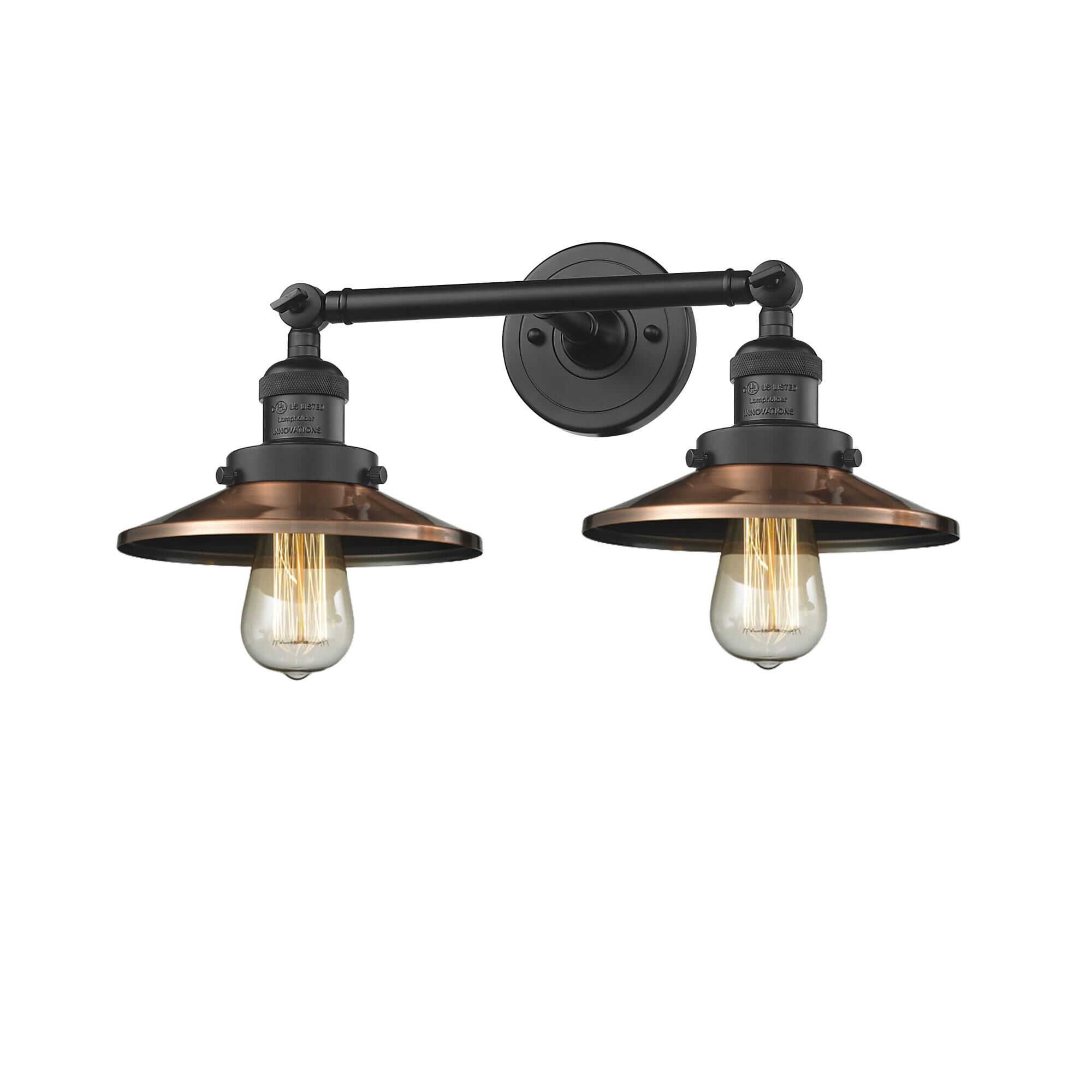 Bruno Marashlian Bare Bulb 11 Inch 2 Light Bath Vanity Light by Innovations Lighting