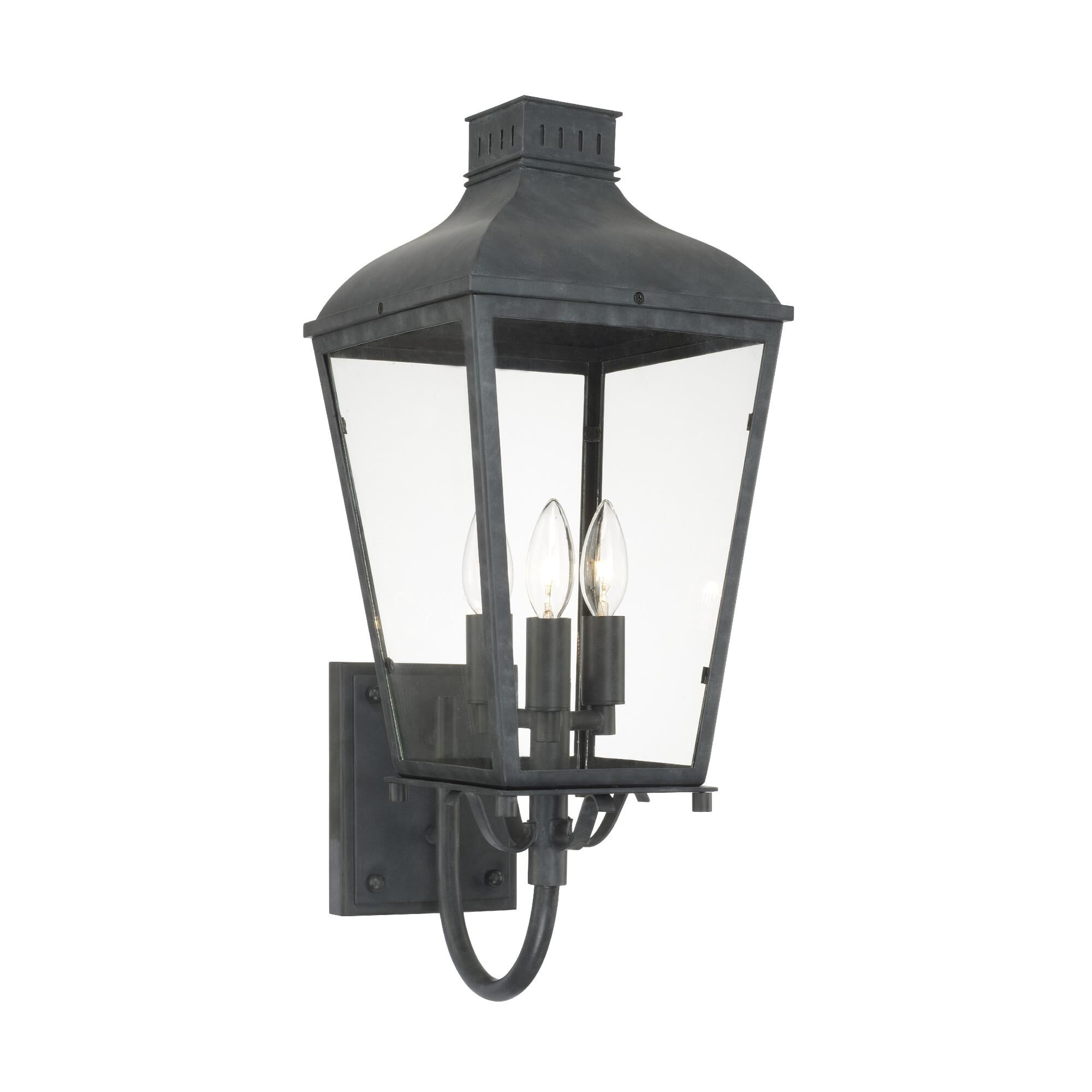 Dumont 23 Inch Tall 3 Light Outdoor Wall Light by Crystorama