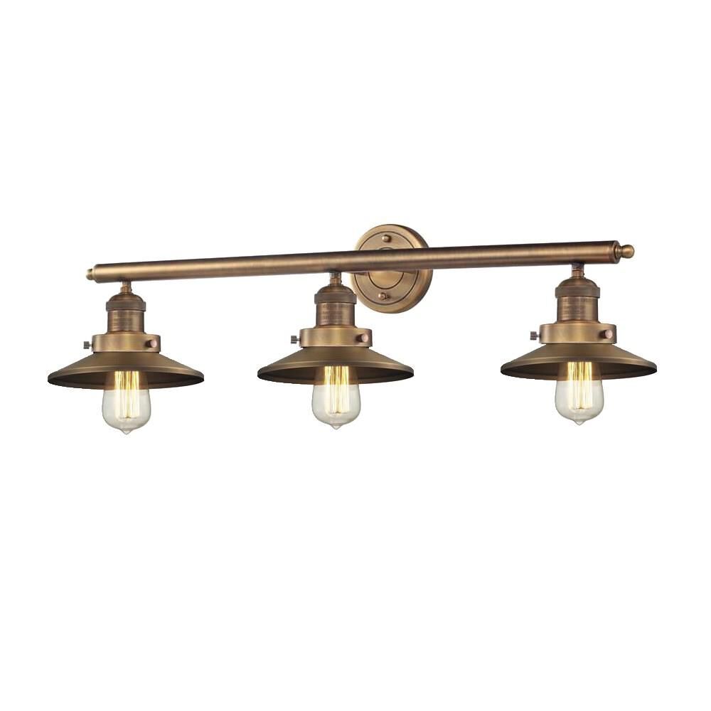 Shown in Brushed Brass finish and Brushed Brass shade