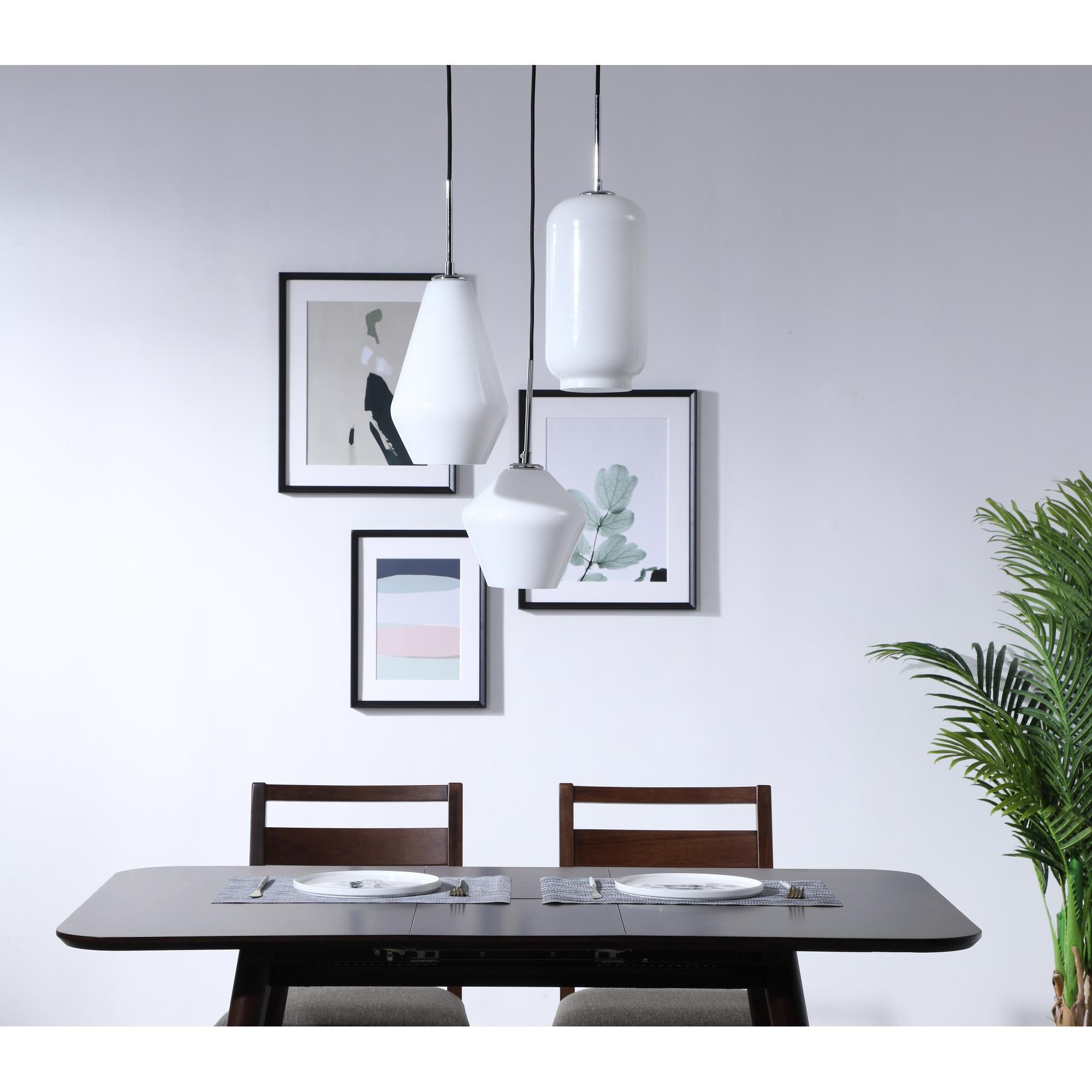 Gene 17 Inch Multi Light Pendant by Elegant Lighting