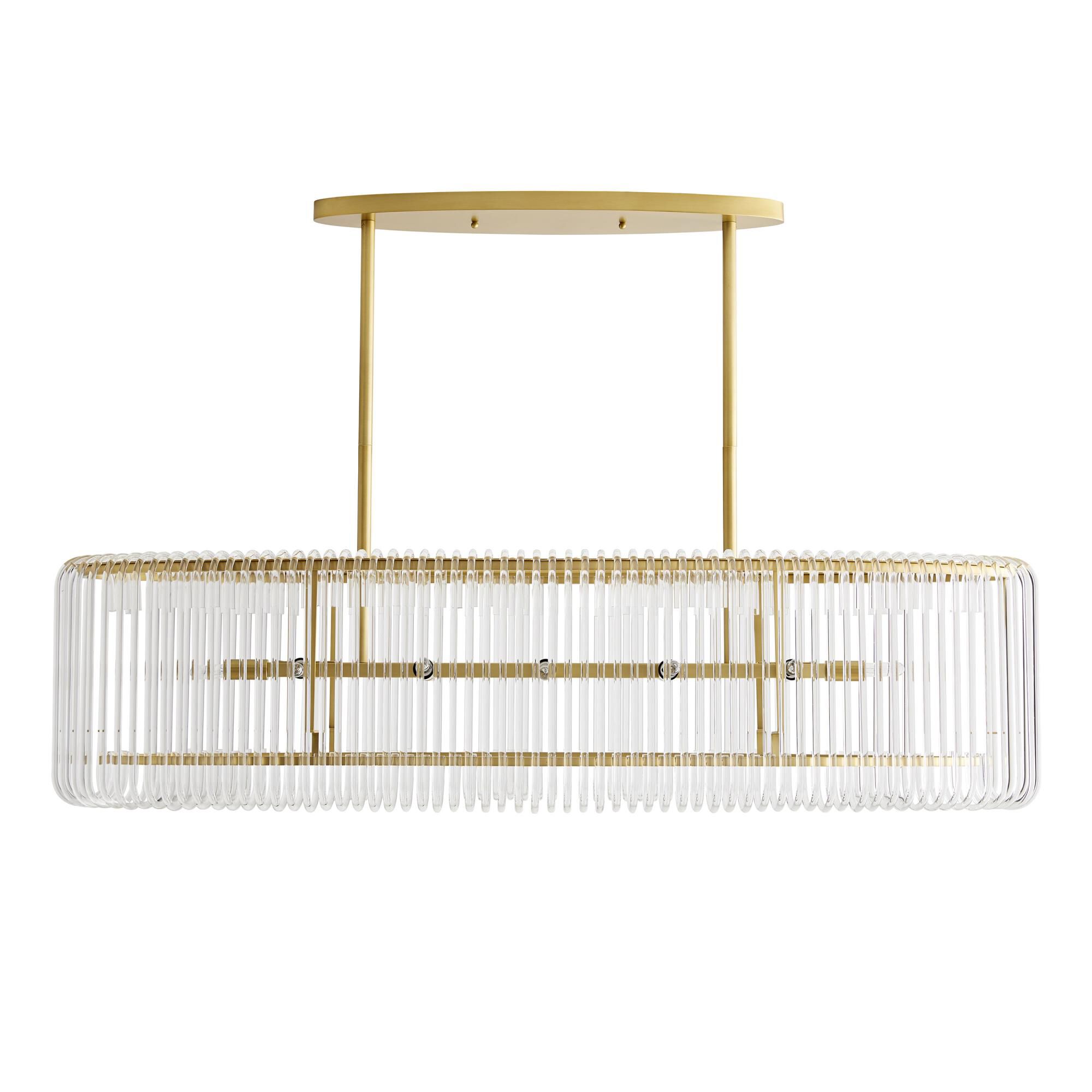 Chandler 50 Inch 12 Light Linear Suspension Light by Arteriors Home