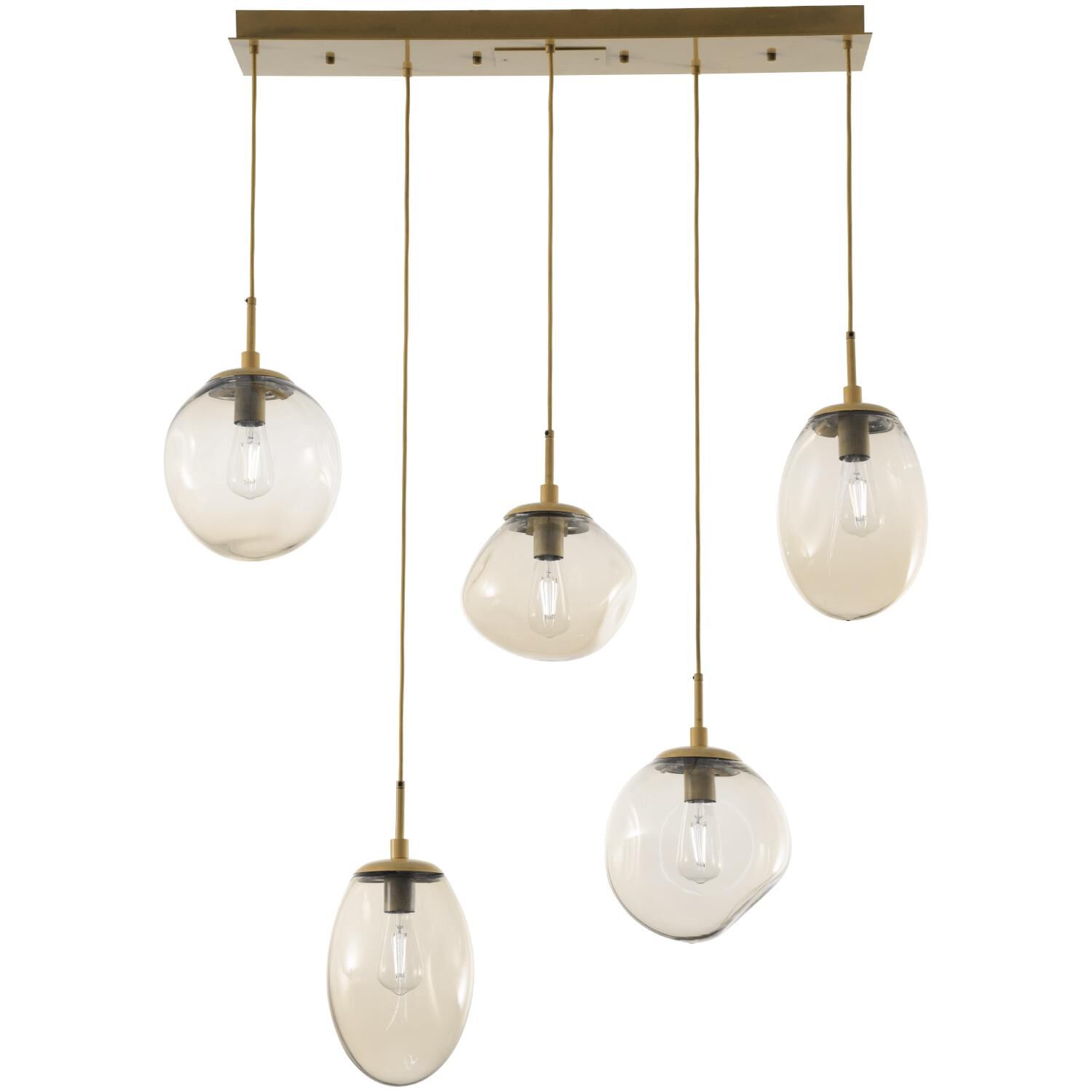 Levi Wilson Nebula 42 Inch 5 Light Linear Suspension Light by Hammerton Studio