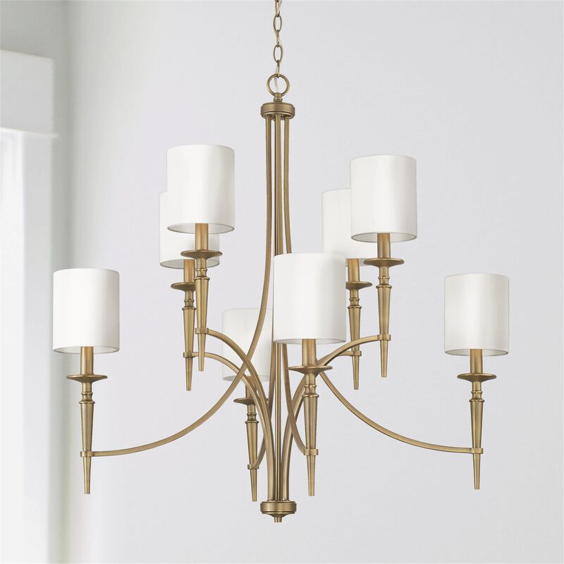 Abbie 36 Inch 8 Light Chandelier by Capital Lighting Fixture Company