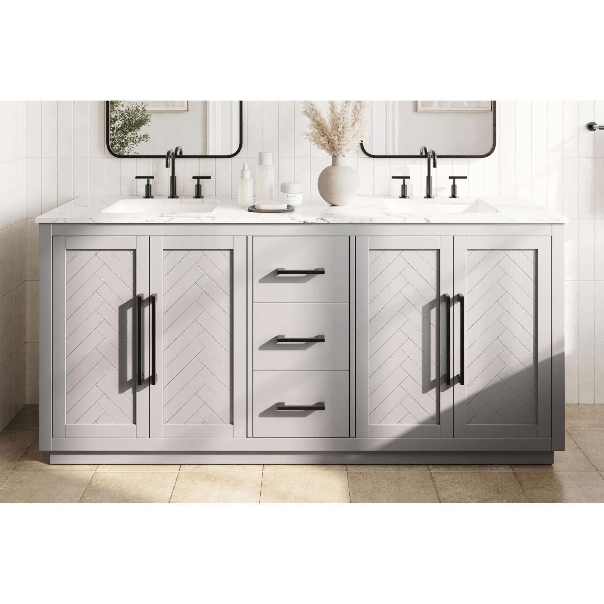 Chase 72 Inch Bath Vanity by Elegant Dcor