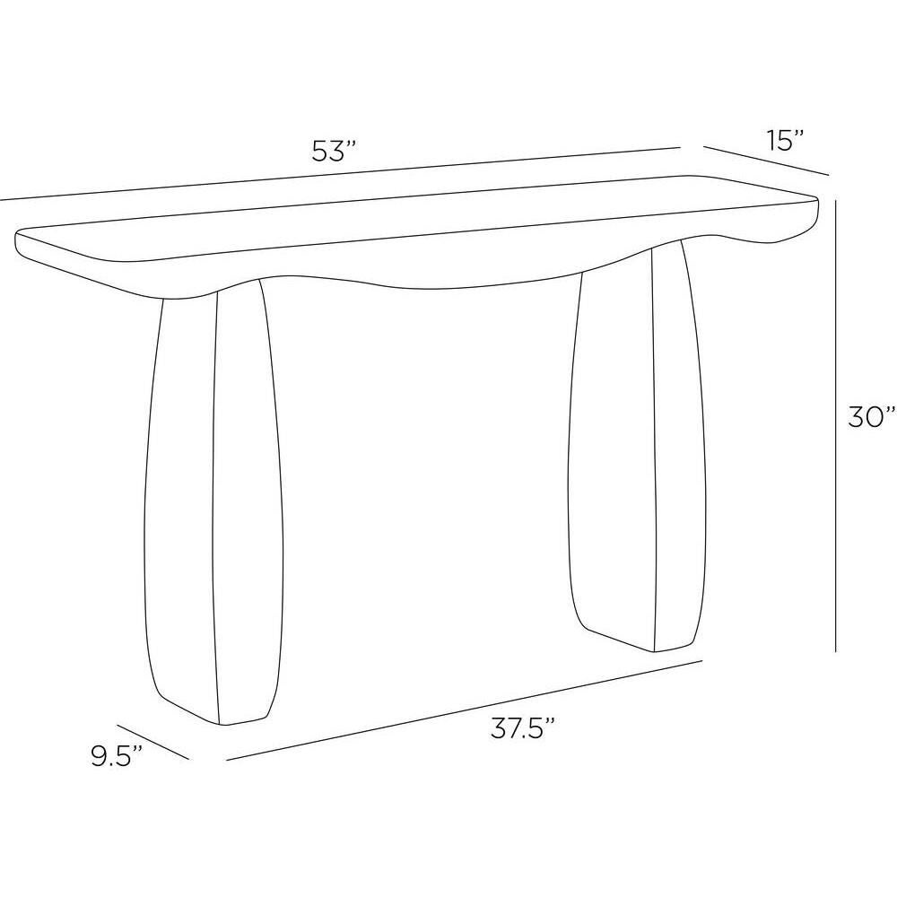 Melt 53 Inch Console Table by Arteriors Home