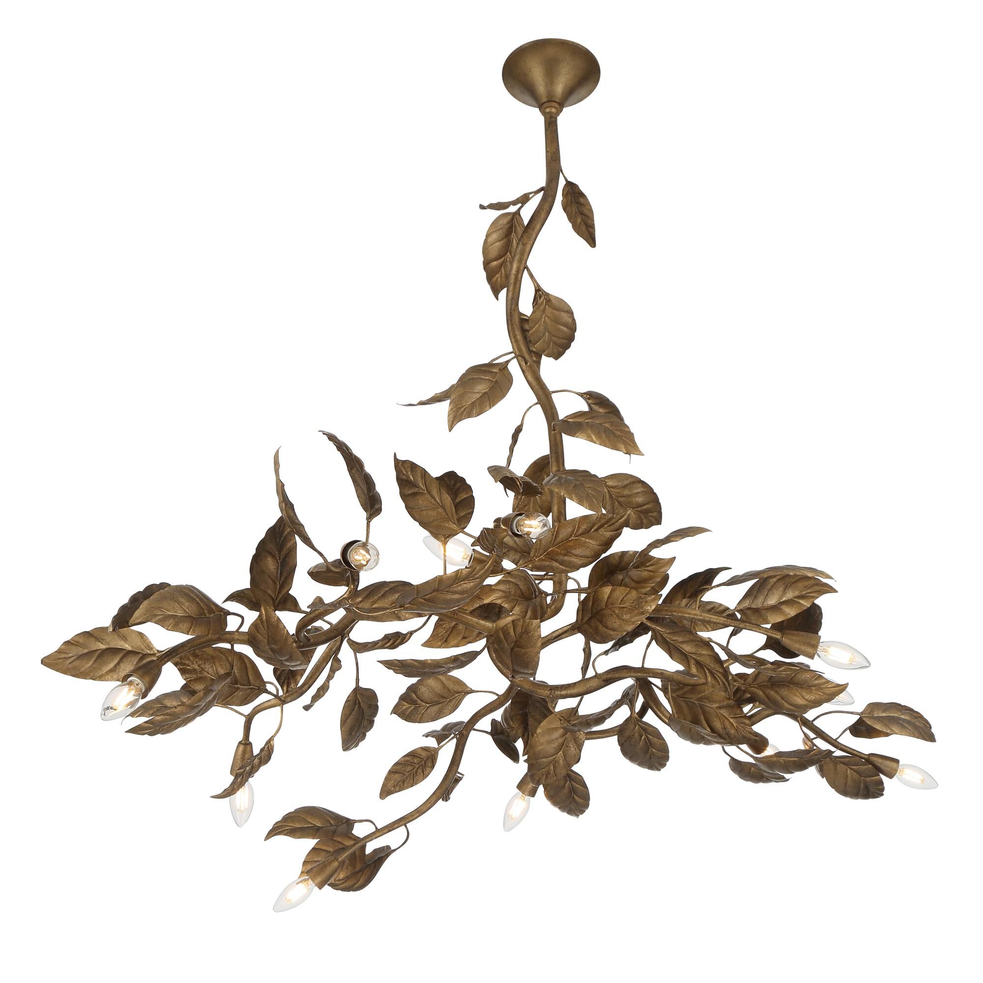 Shown in Weathered Gold finish