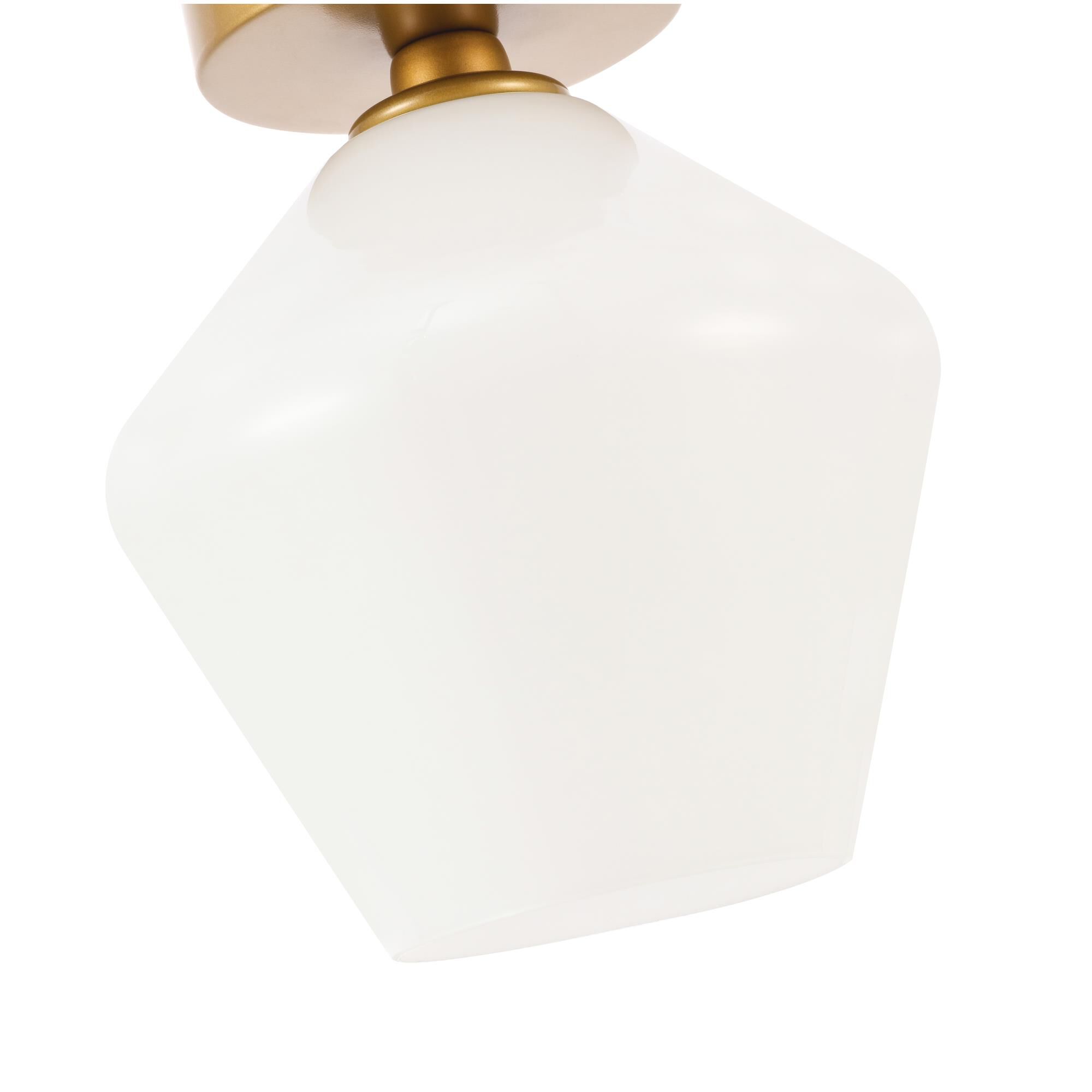 Gene 8 Inch Semi Flush Mount by Elegant Lighting