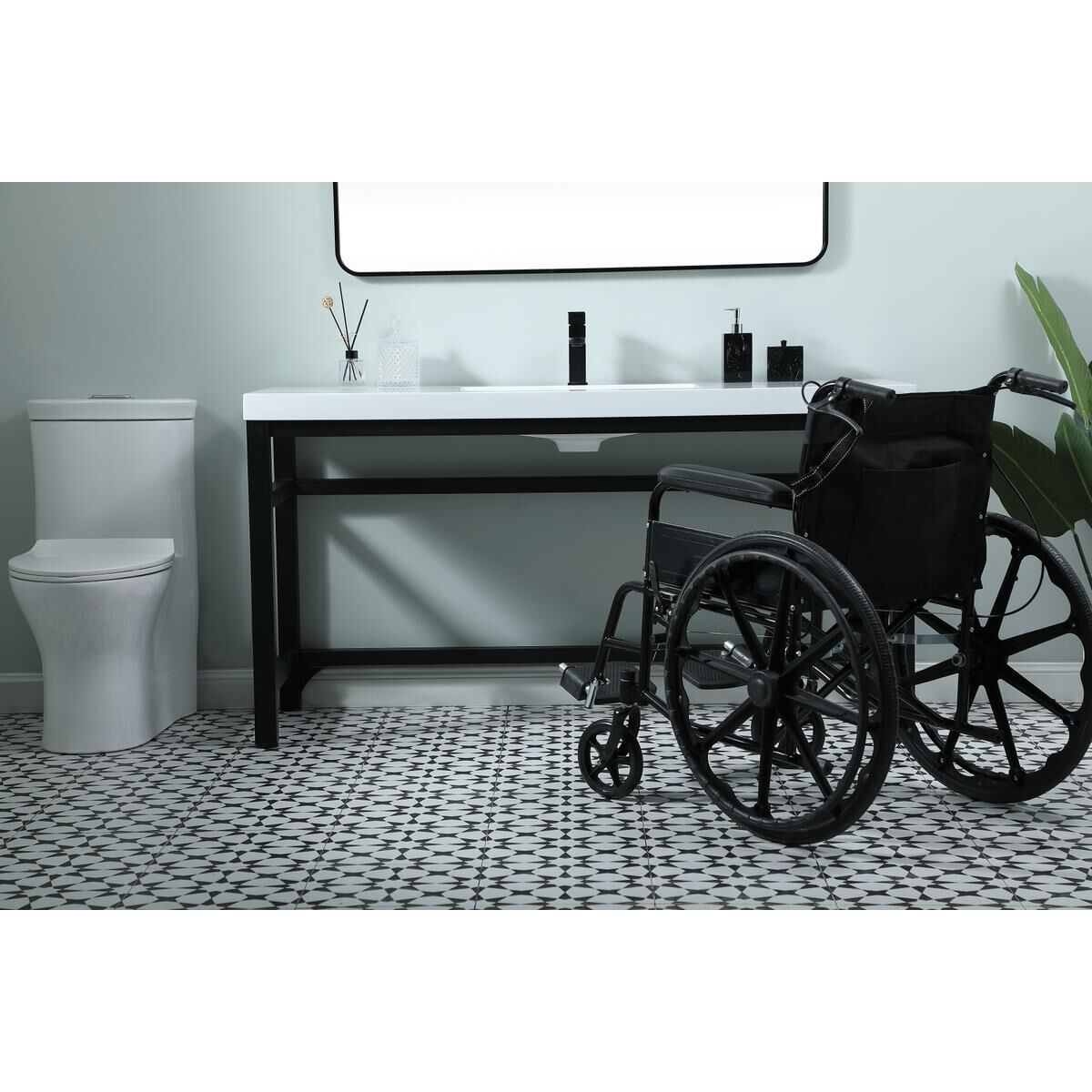 Raya 60 Inch Bath Vanity by Elegant Decor