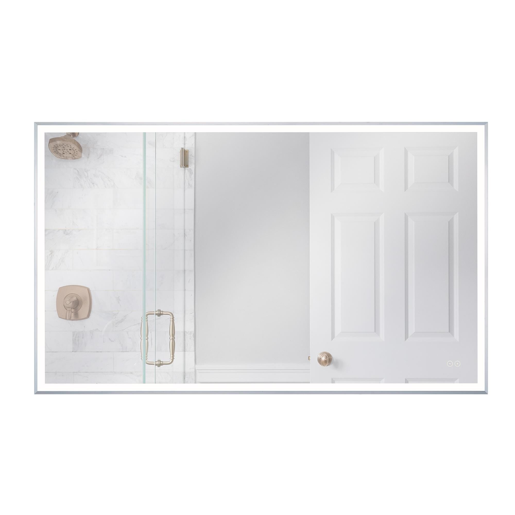 Framed,LED 60 Inch LED Lighted Mirror,