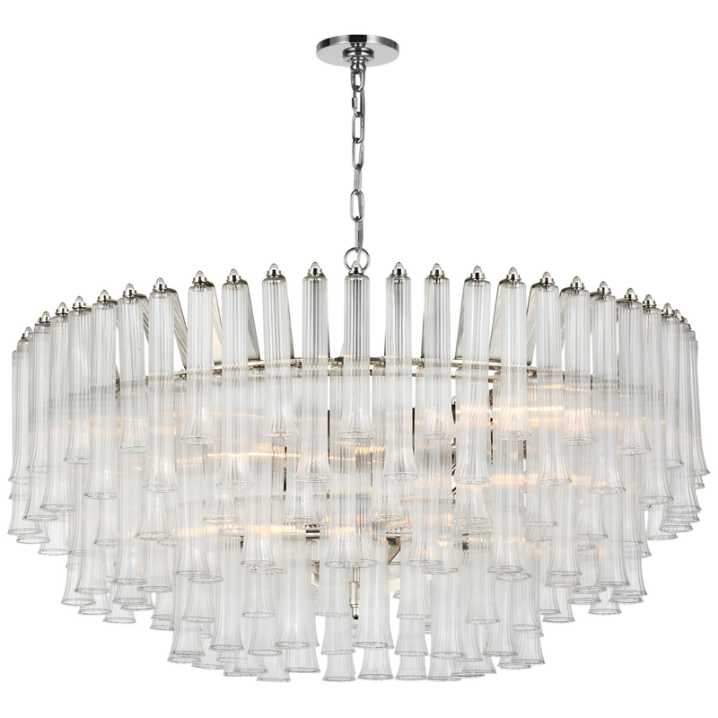 Julie Neill Lorelei 40 Inch 12 Light LED Chandelier by Visual Comfort Signature Collection