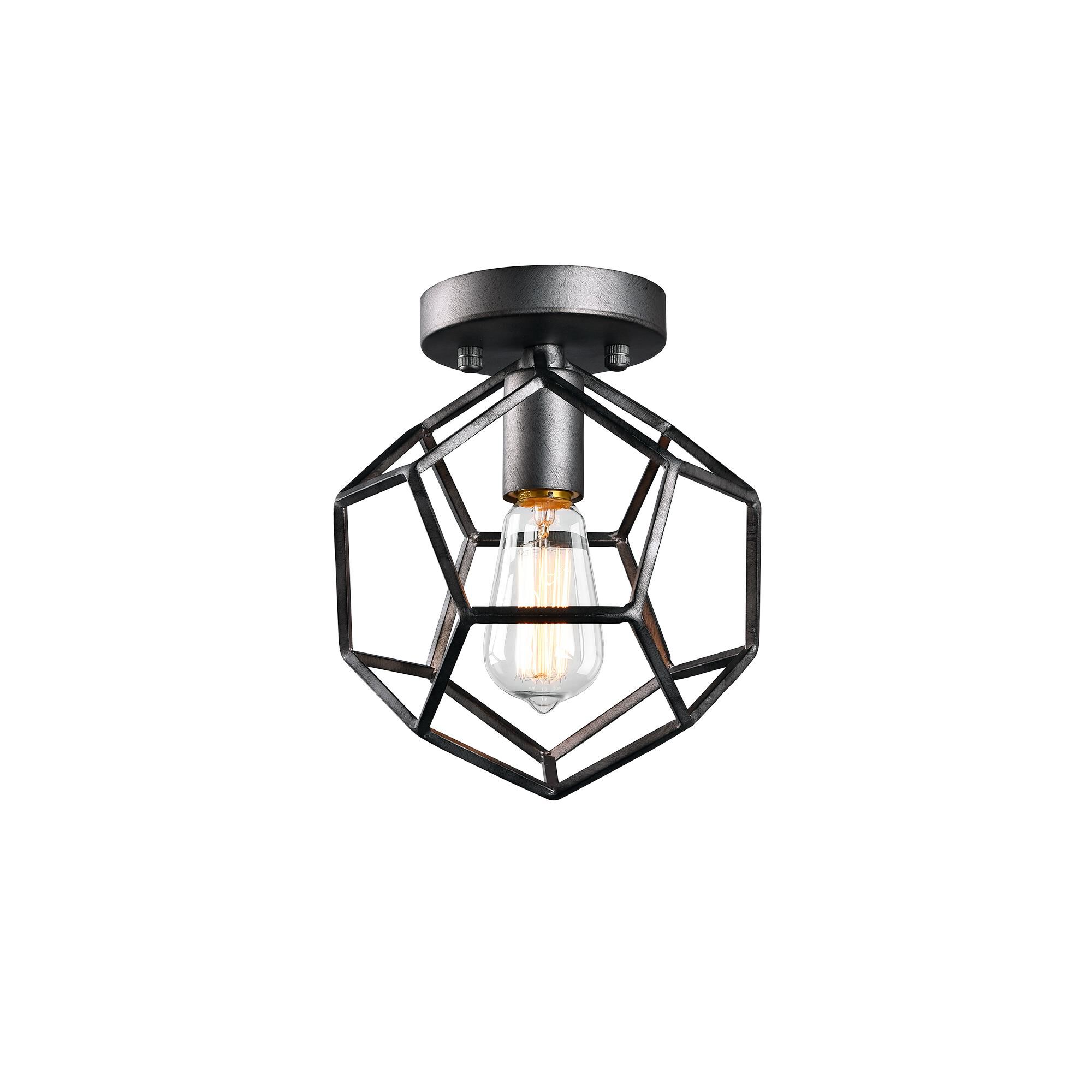 Geometry 8 Inch 1 Light Flush Mount by Matteo Lighting