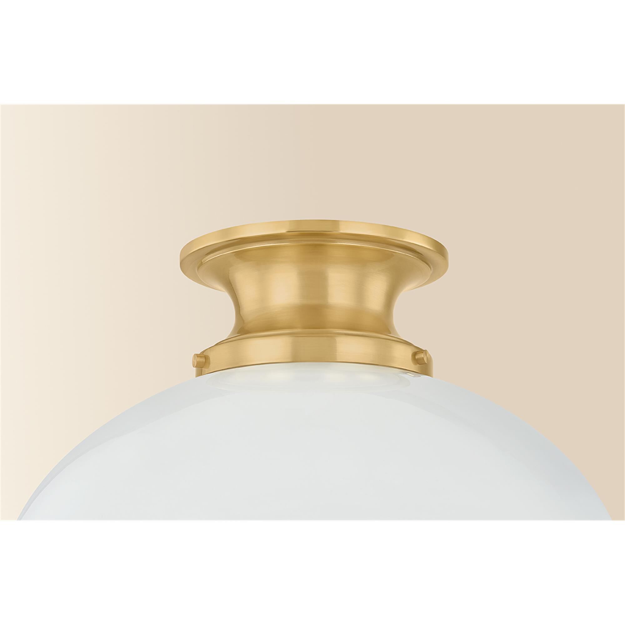 Celine 15 Inch Semi Flush Mount,