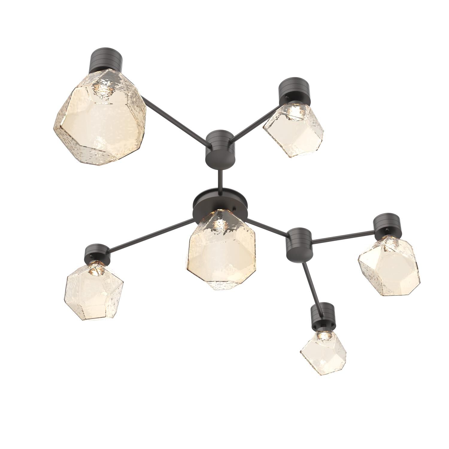Levi Wilson Gem 38 Inch Semi Flush Mount by Hammerton Studio