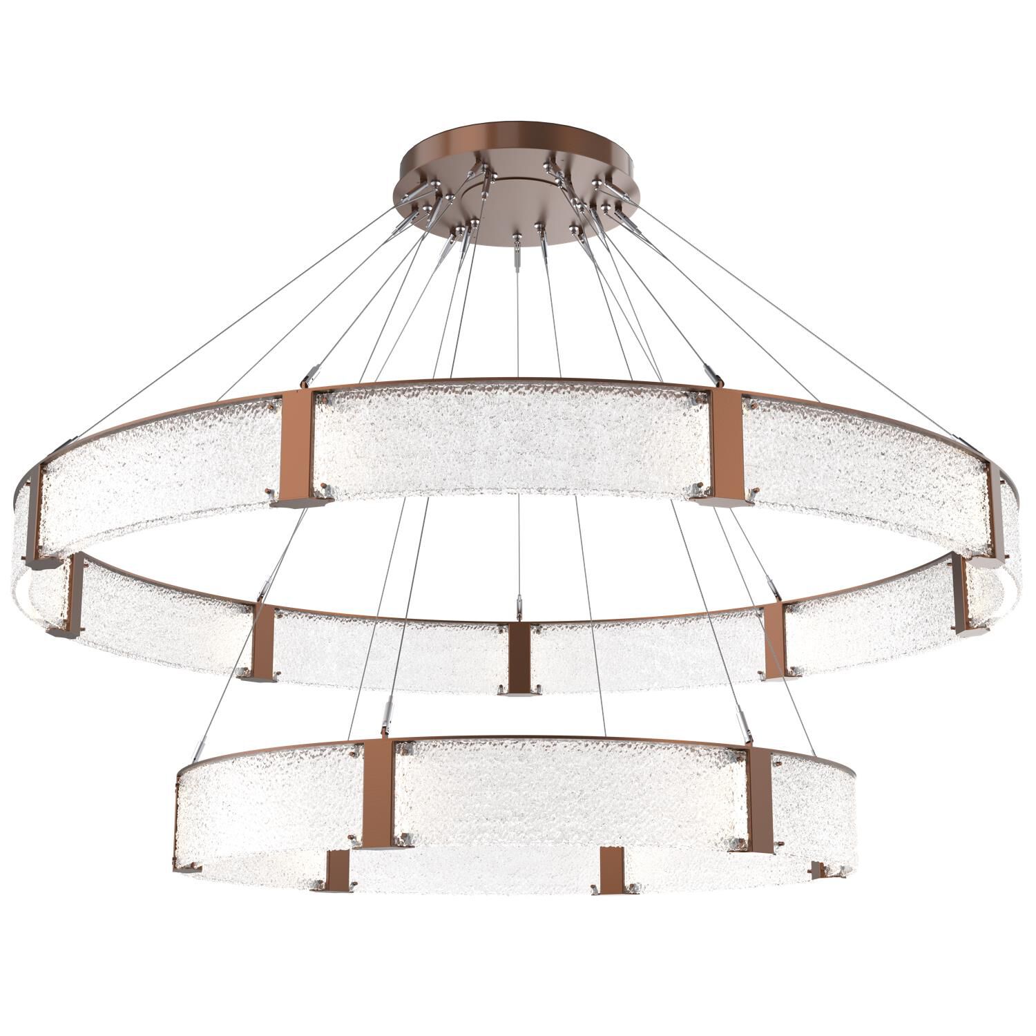 Shown in Burnished Bronze finish and Clear Rimelight glass