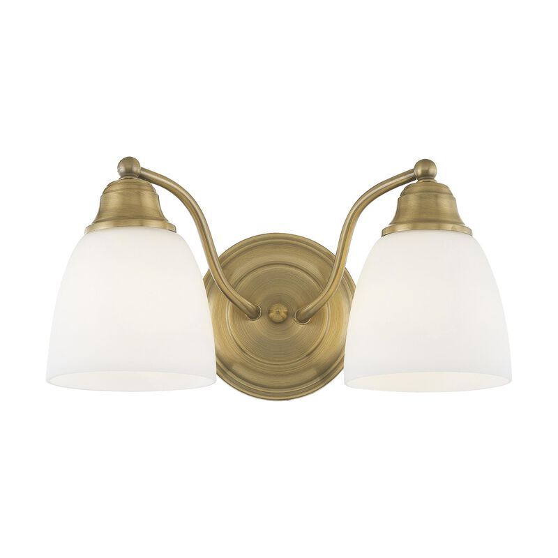 Somerville 15 Inch 2 Light Bath Vanity Light by Livex Lighting