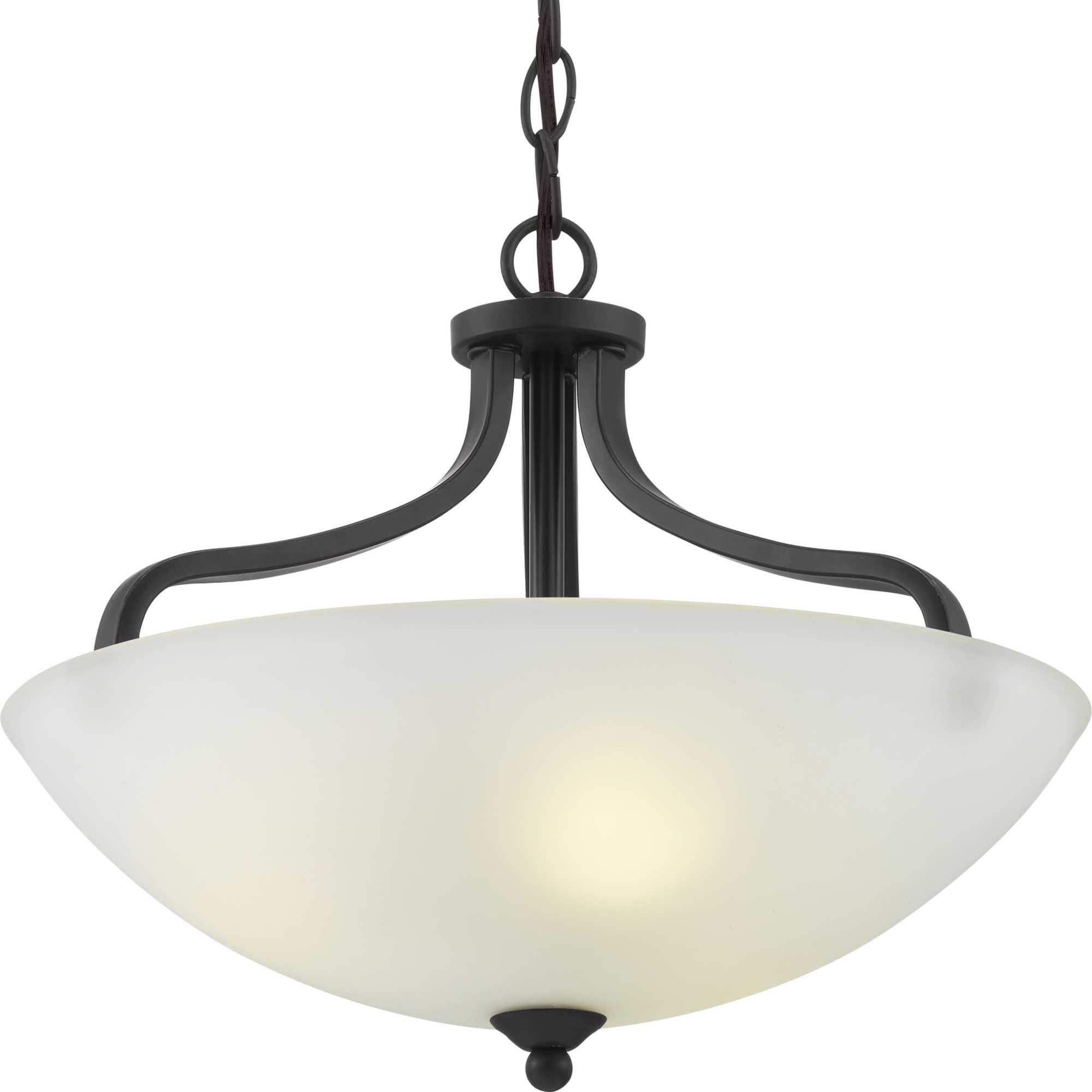 Laird 15 Inch 3 Light Semi Flush Mount by Progress Lighting