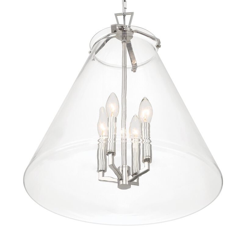 Voss 18 Inch Large Pendant by Crystorama