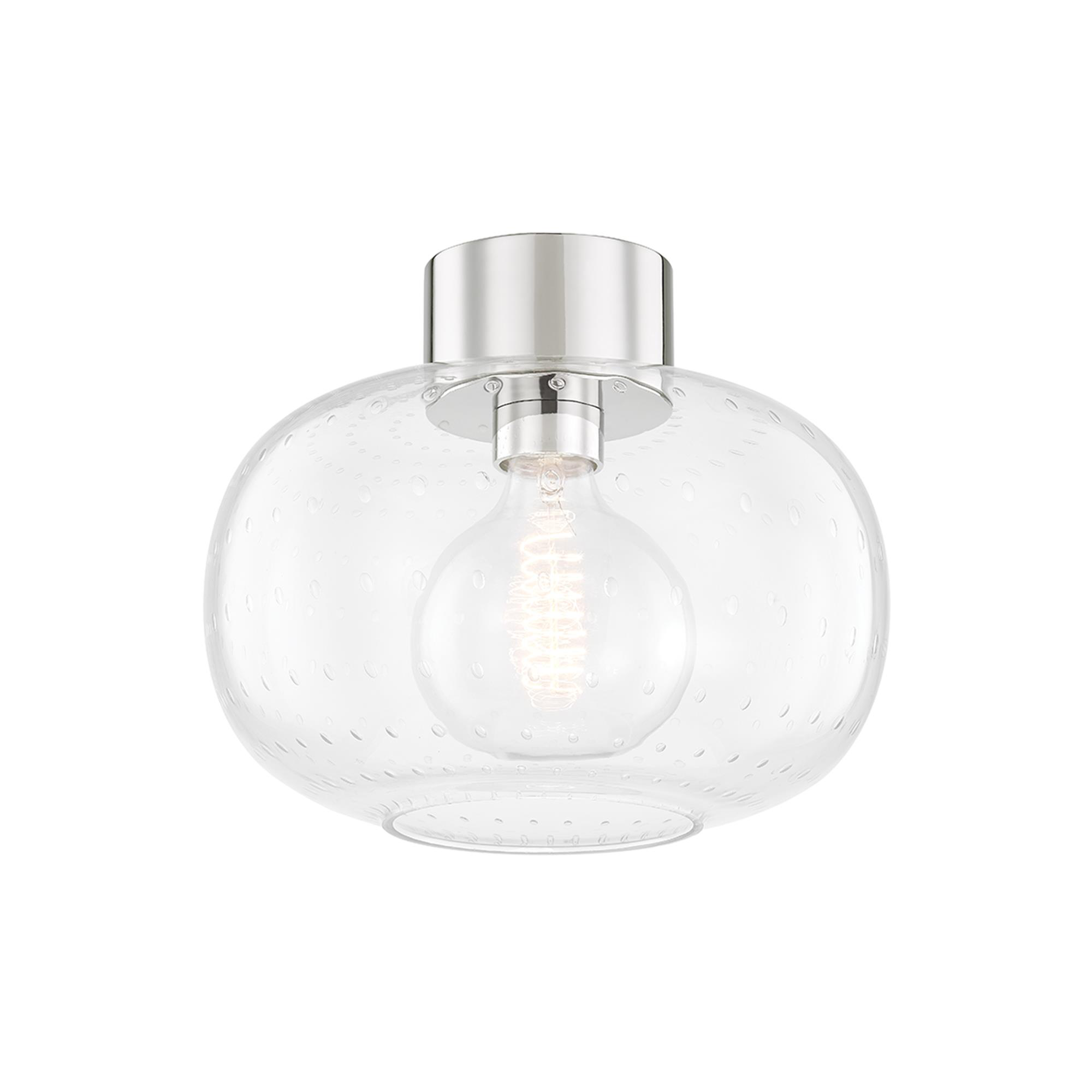 Harlow 12 Inch Semi Flush Mount,