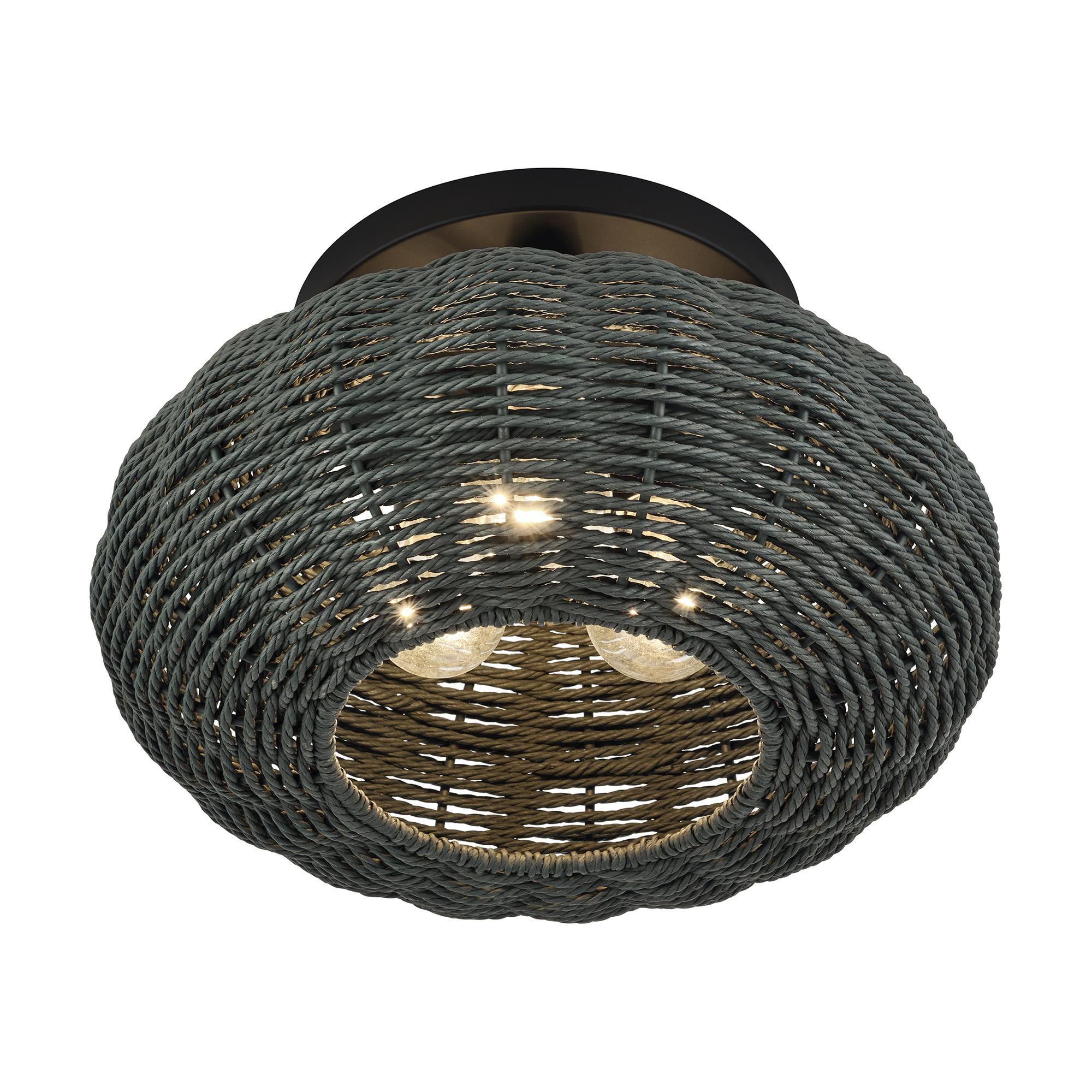 Deluna 14 Inch Semi Flush Mount by Livex Lighting