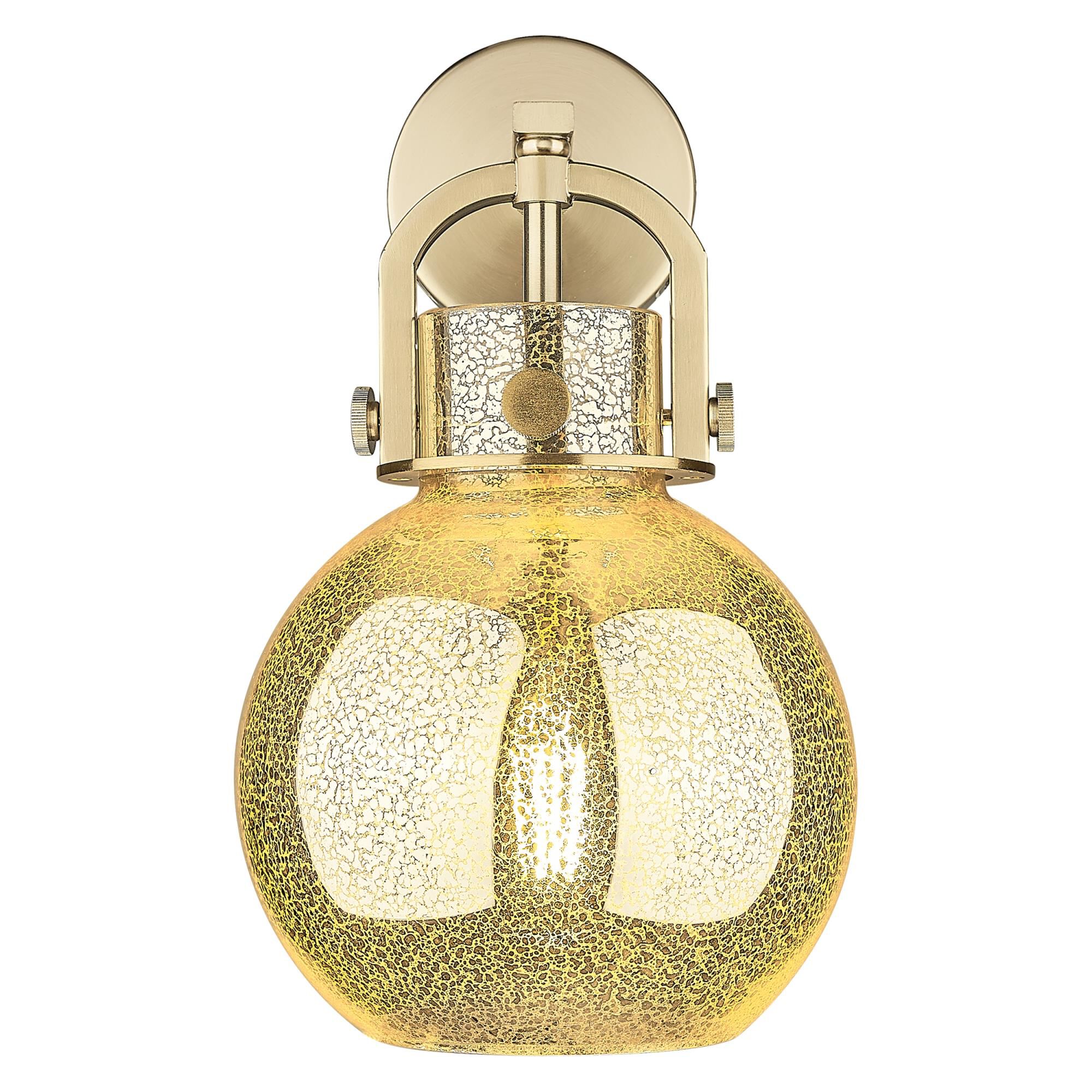 Shown in Champagne Bronze finish and Mercury glass