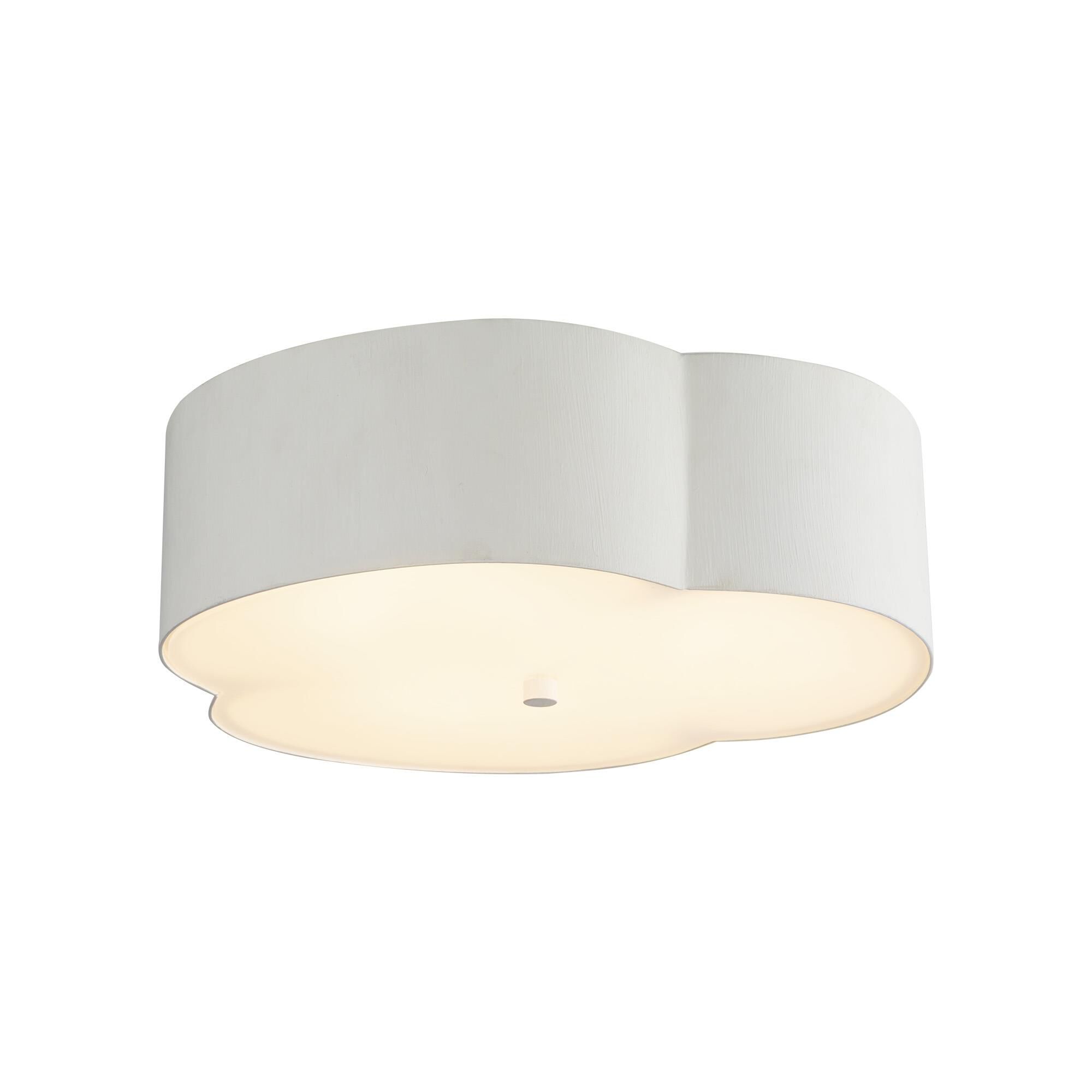Shown in Antique White finish and Frosted Diffuser glass