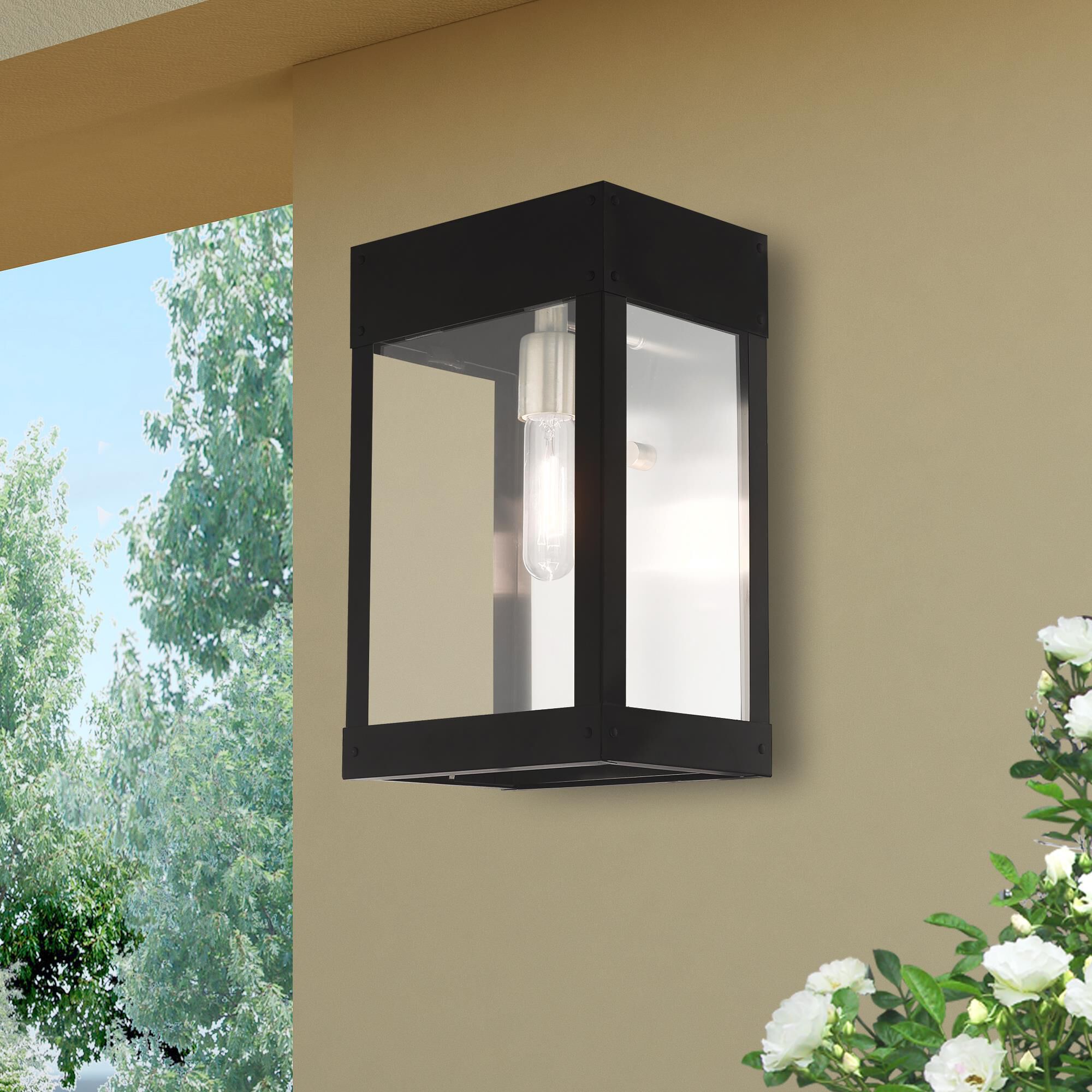 Barrett 13 Inch Tall 1 Light Outdoor Wall Light by Livex Lighting