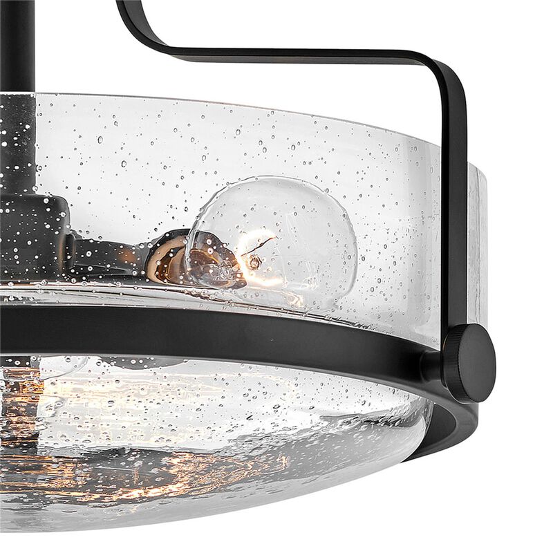Harper 14 Inch 3 Light Semi Flush Mount by Hinkley
