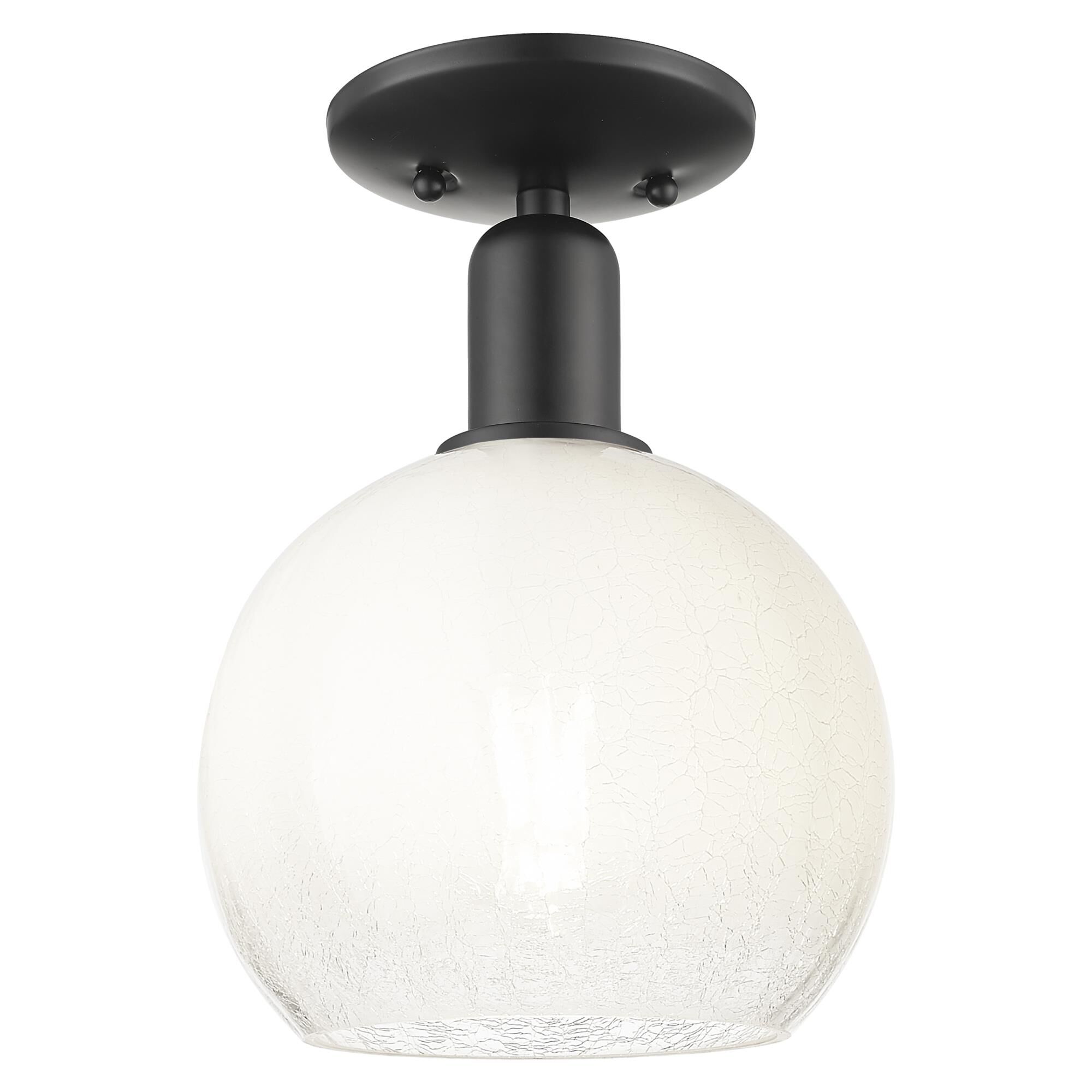 Bruno Marashlian Brookhaven Globe 8 Inch Semi Flush Mount by Innovations Lighting