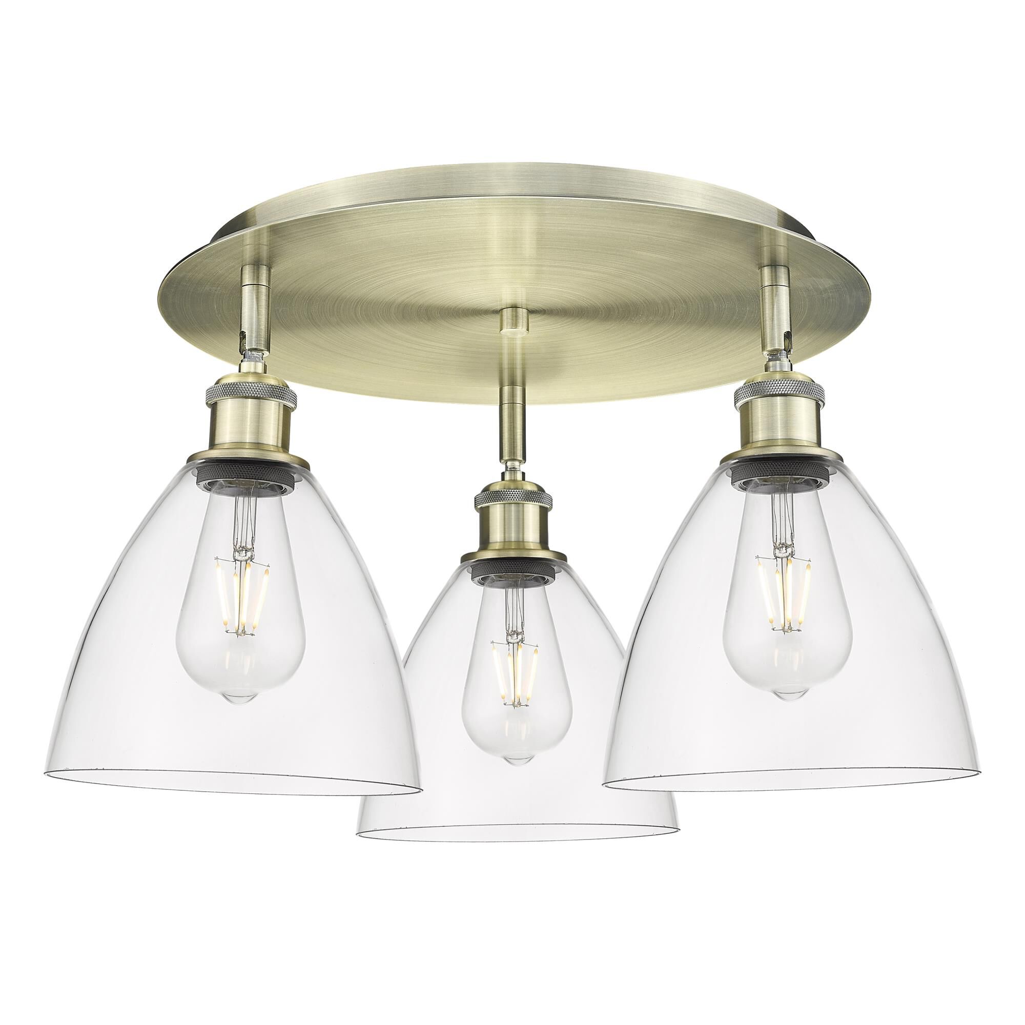 Bruno Marashlian Bristol Glass 19 Inch Flush Mount by Innovations Lighting