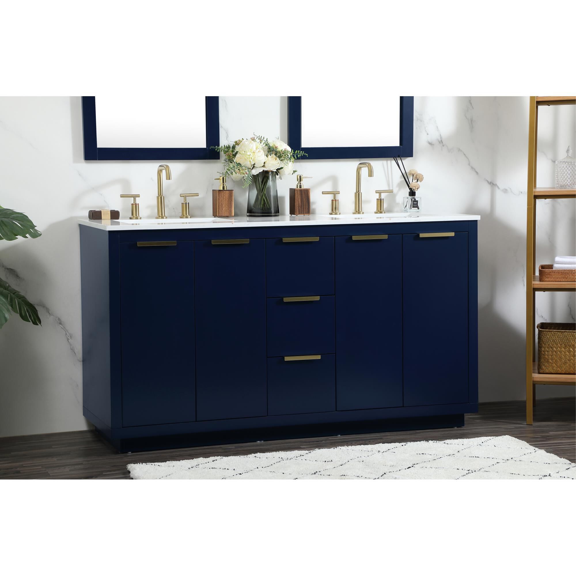 Shown in Blue finish