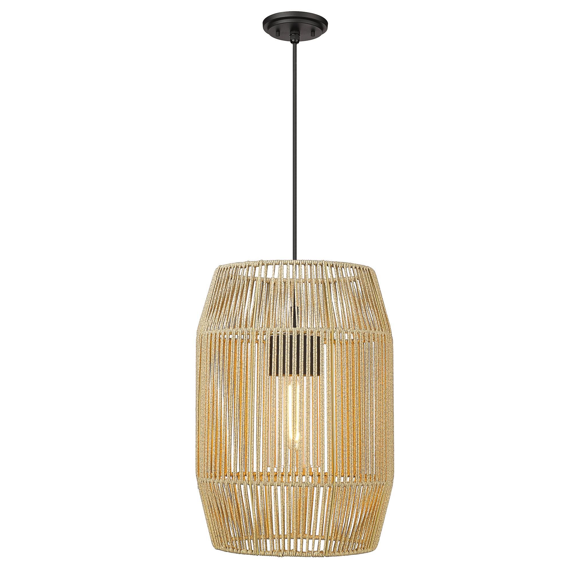 Seabrooke Outdoor Hanging Lantern by Golden Lighting