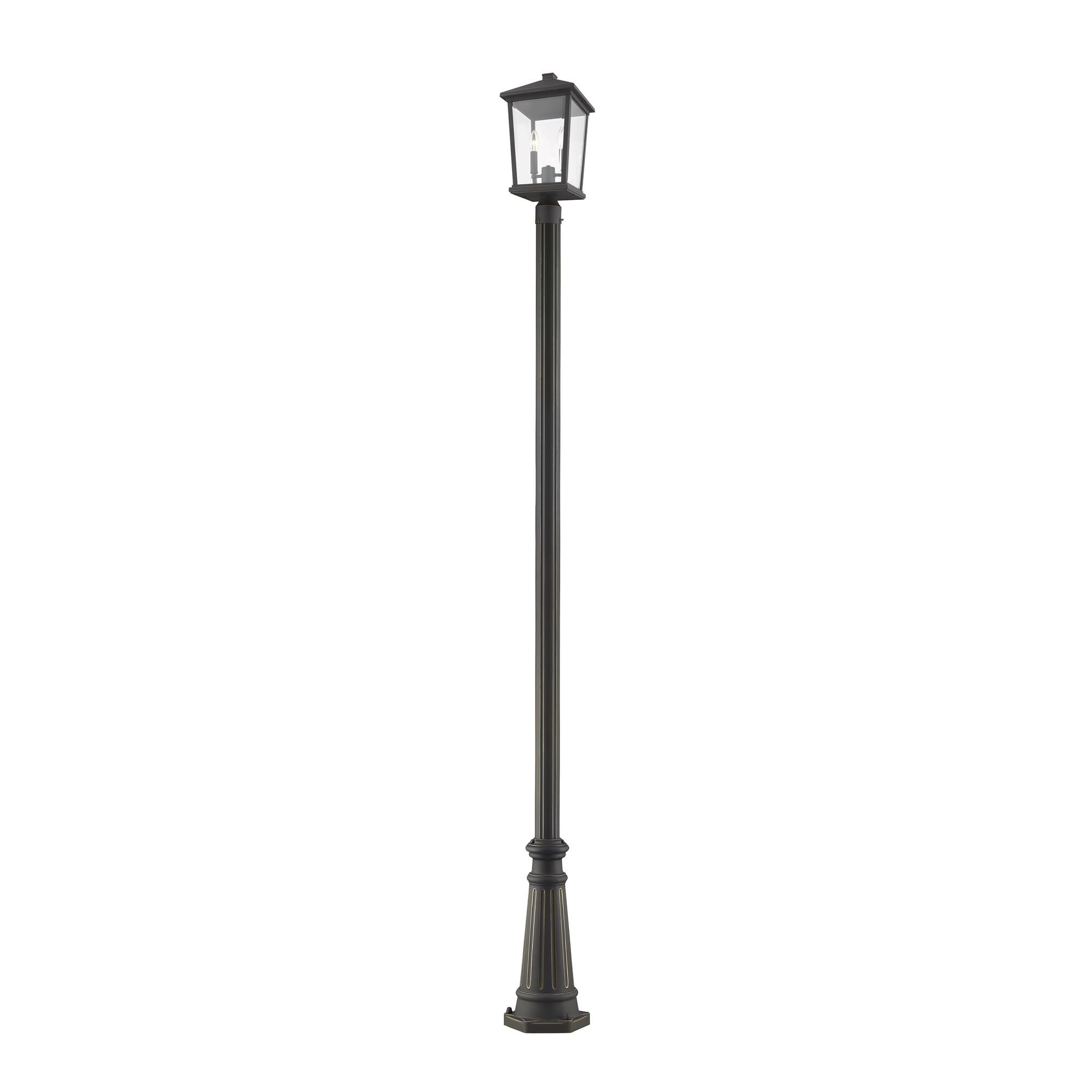 Beacon 103 Inch Tall 2 Light Outdoor Post Lamp by Z-Lite