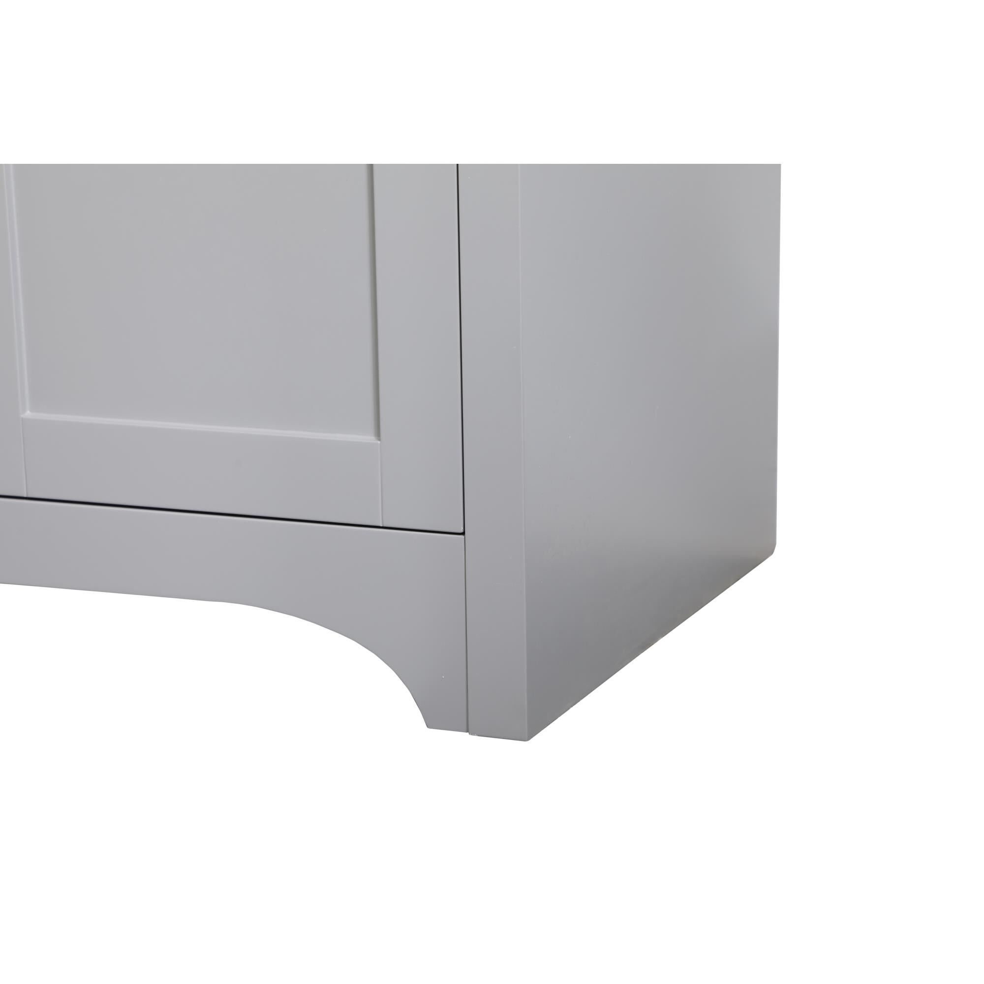 Shown in Grey finish