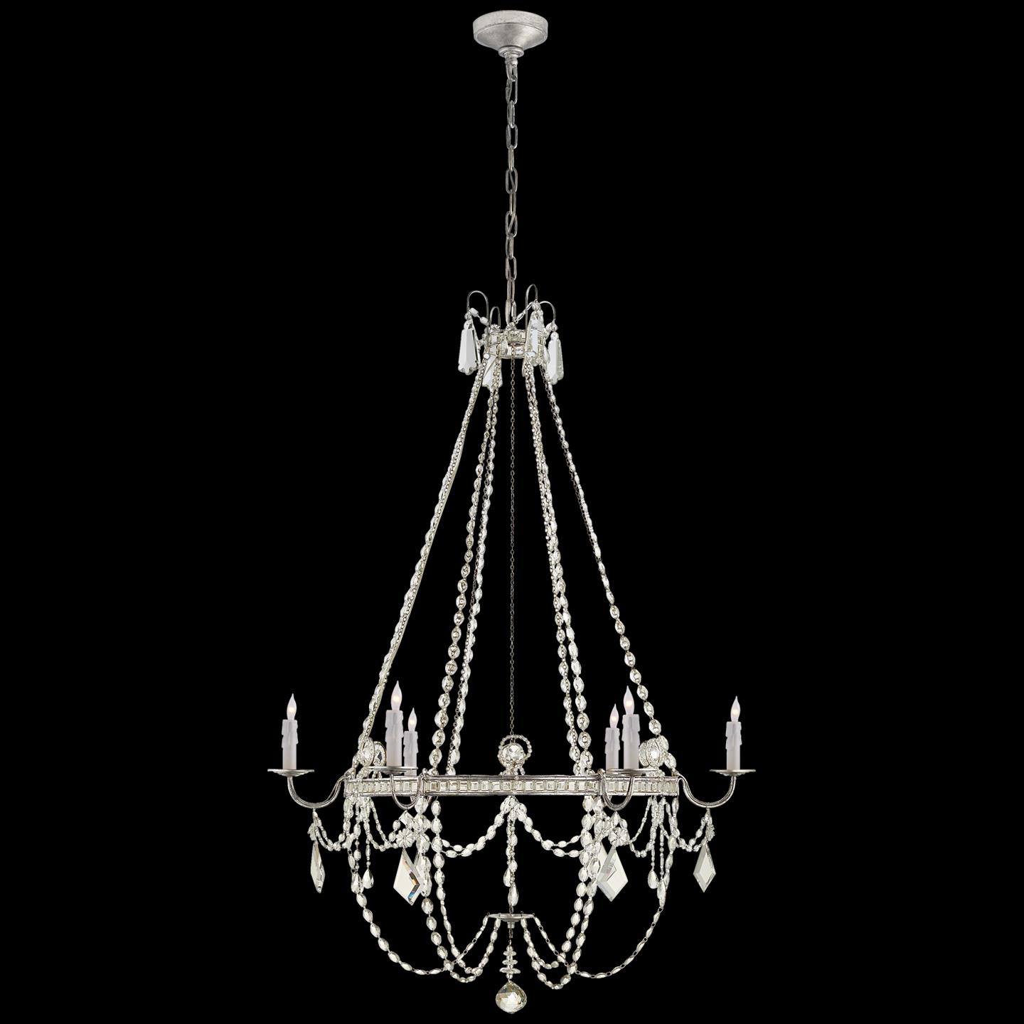 J. Randall Powers Sharon 36 Inch 6 Light Chandelier by Visual Comfort Signature Collection