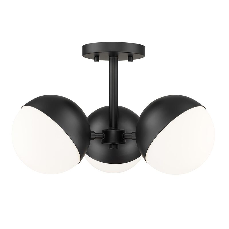 Realm Sphere 17 Inch 3 Light Semi Flush Mount by Z-Lite