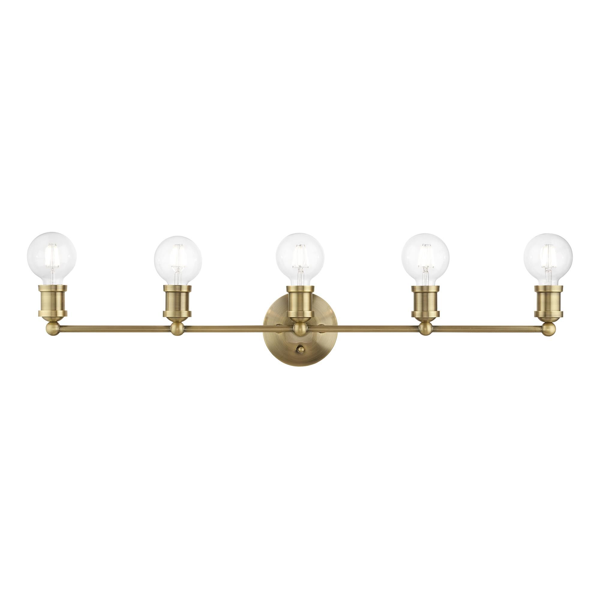 Lansdale 33 Inch 5 Light Bath Vanity Light by Livex Lighting