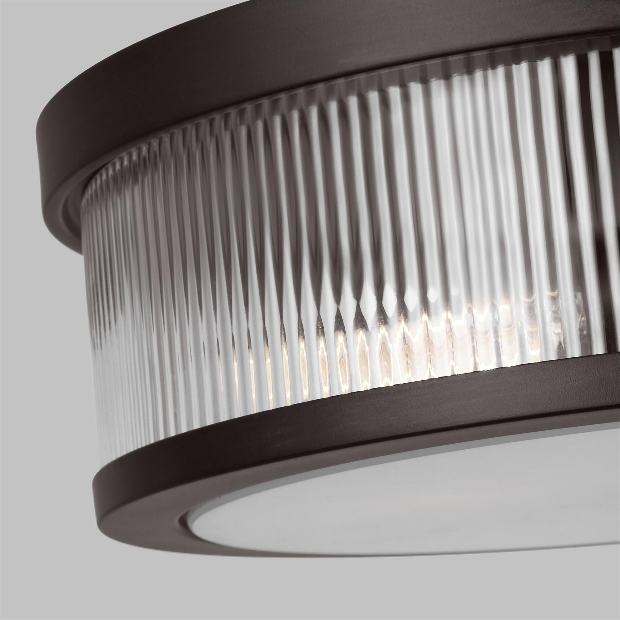 Chapman & Myers Geneva 14 Inch 2 Light Flush Mount,