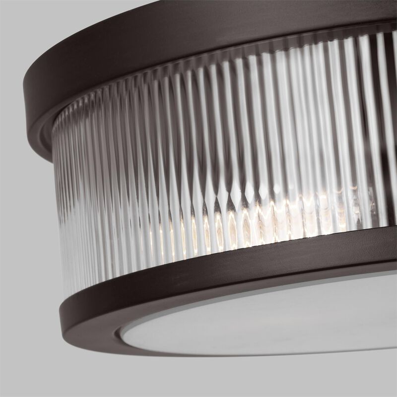 Chapman & Myers Geneva 14 Inch 2 Light Flush Mount by Visual Comfort Studio