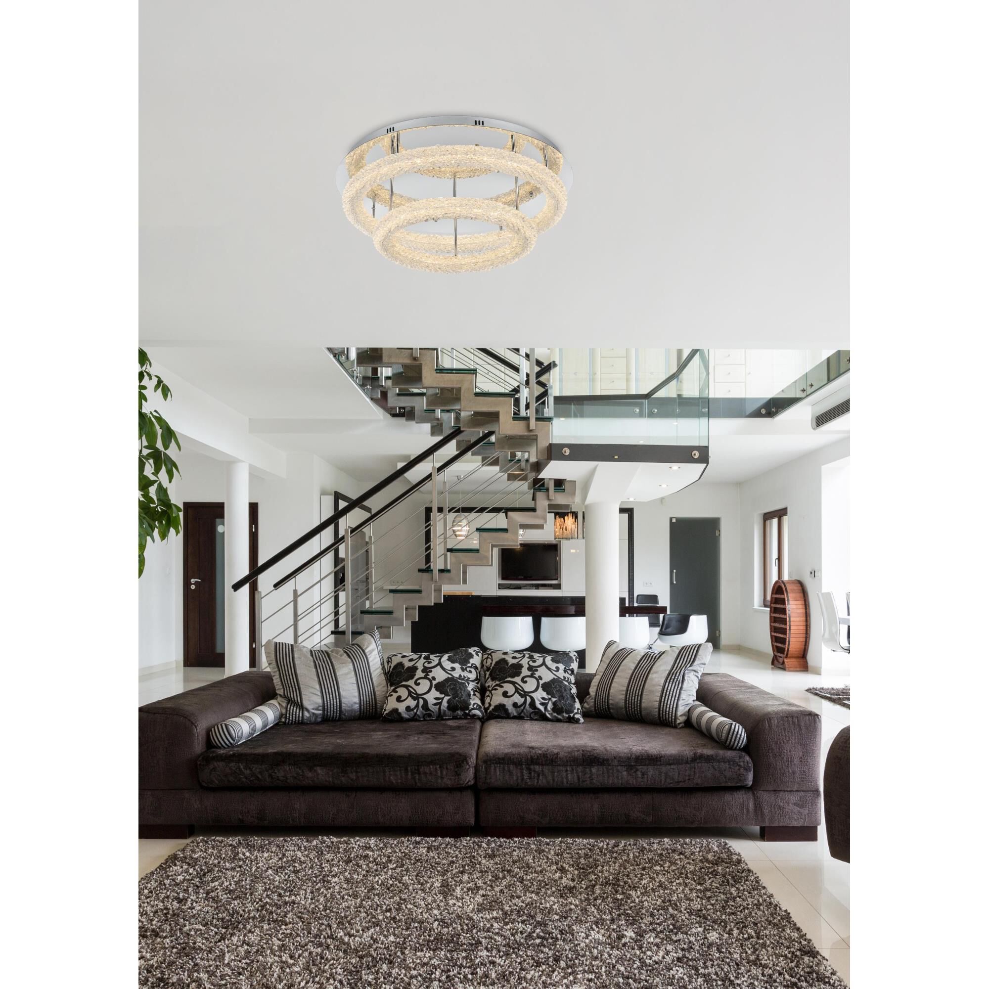 Bowen 30 Inch Flush Mount by Elegant Lighting