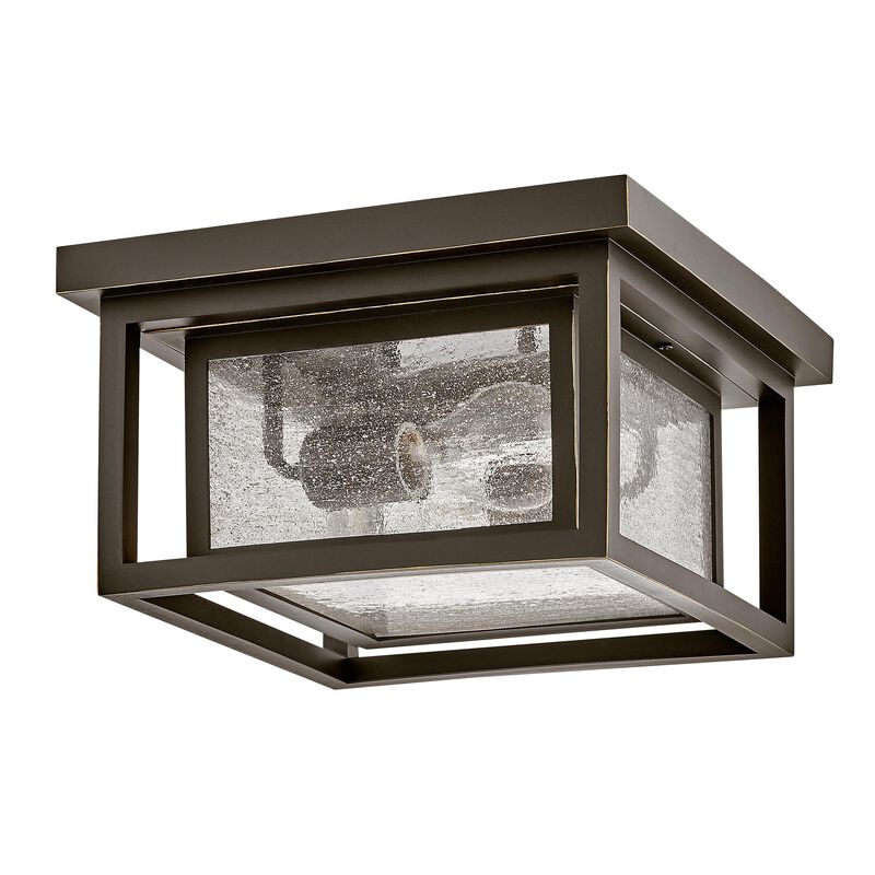 Republic 11 Inch 2 Light Outdoor Flush Mount by Hinkley