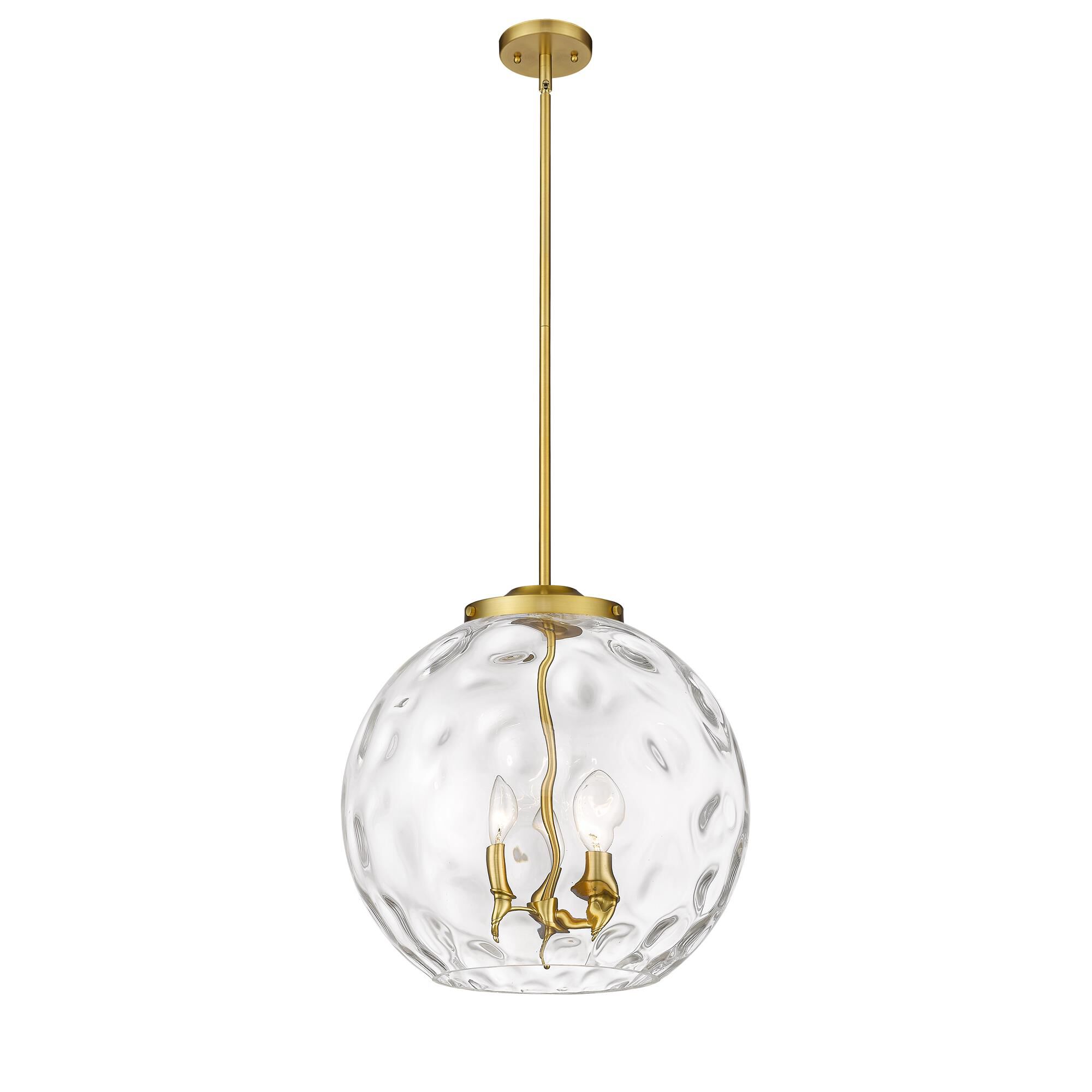 Shown in Satin Gold finish and Clear Athens Water  16